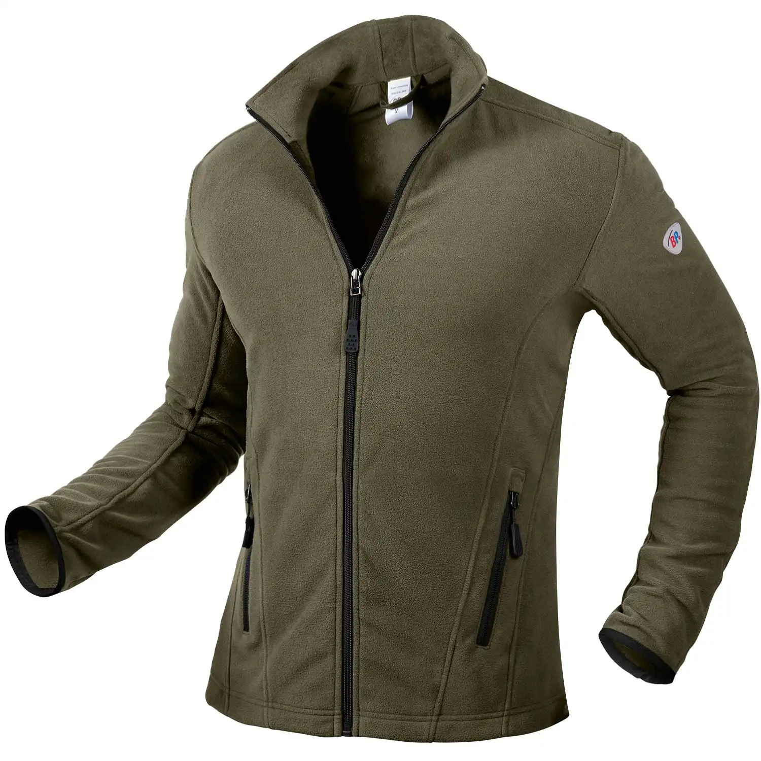 Fleecejacke "1694-641" in oliv, XS - Thumbnail 1