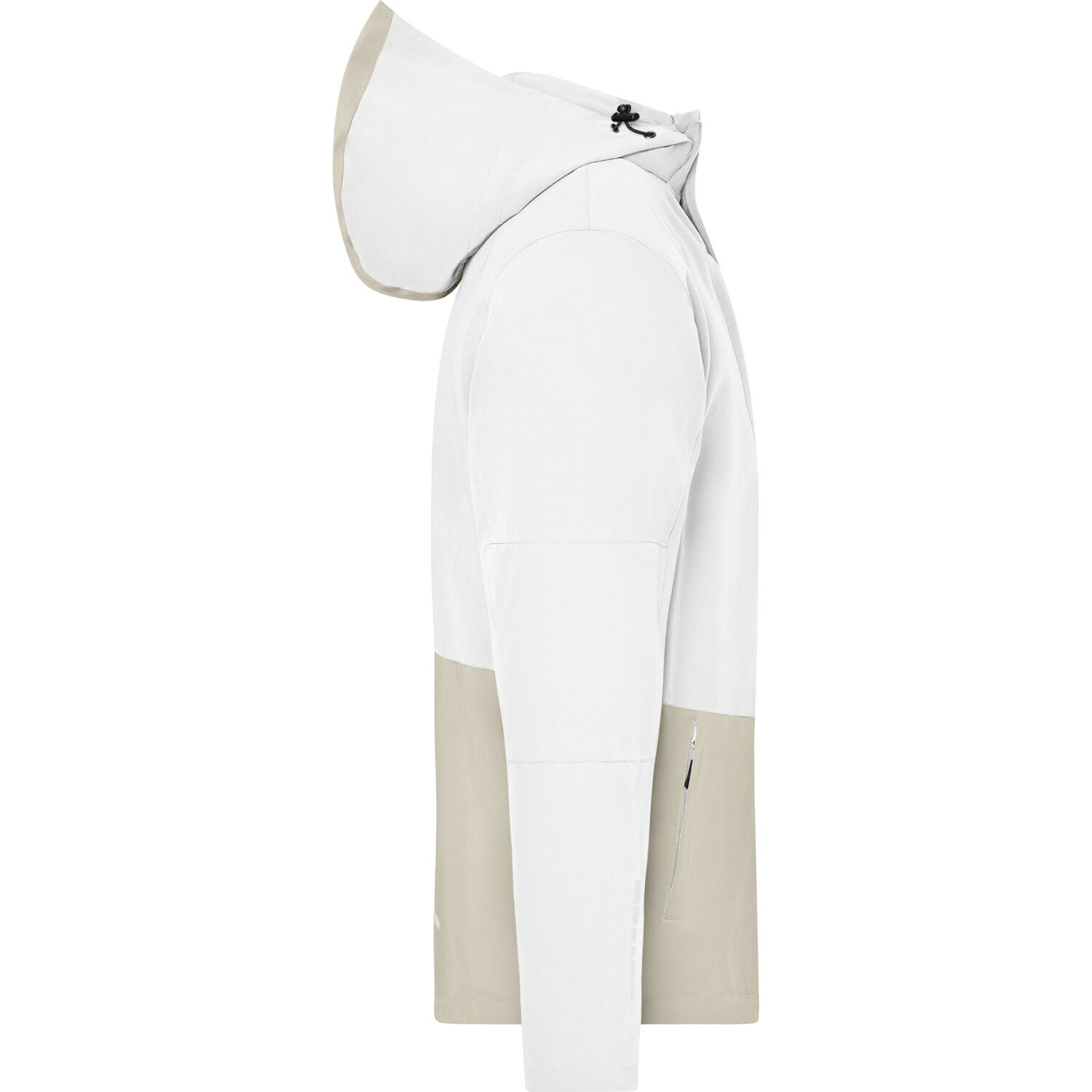 Hardshell Regenjacke "JN1878" in L, Weiß - Thumbnail 2