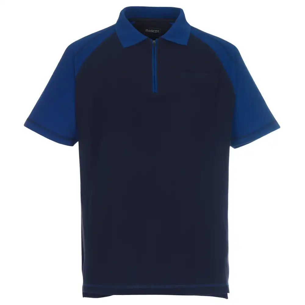 Polo-Shirt "BIANCO" Image in marine/kornblau, XXL - Bild 1