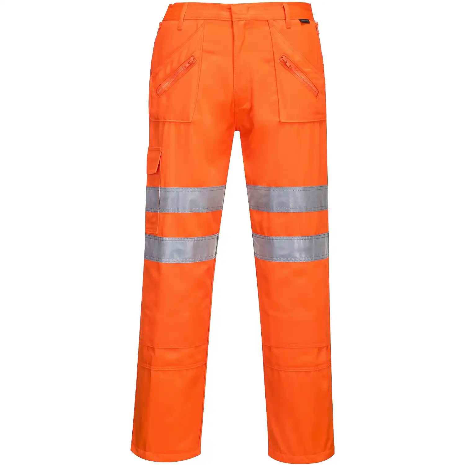 Warnschutz Bundhose "RT47" Bahn orange in S - Thumbnail 1