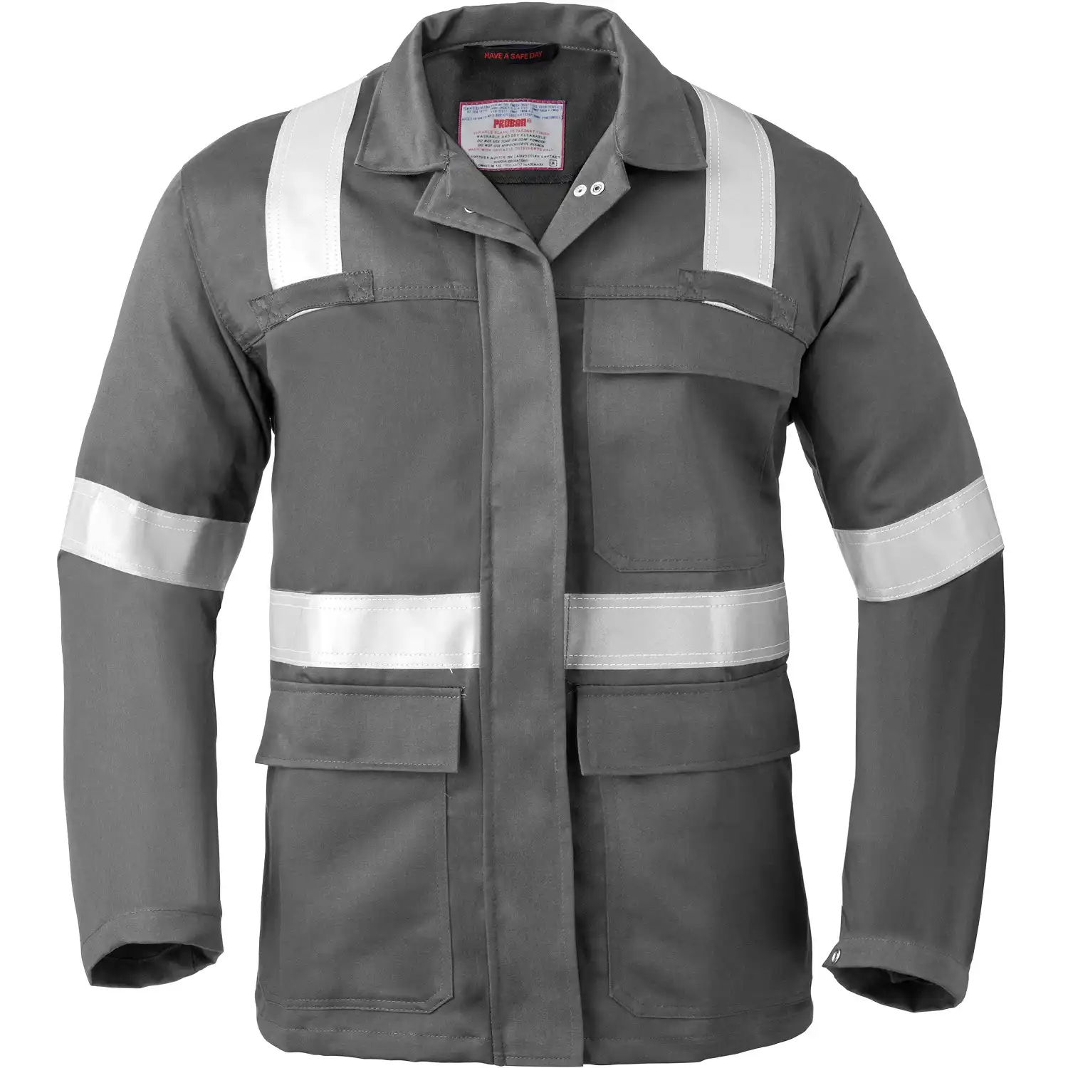 Multinorm Langjacke "3256" 5safety in dunkelgrau, 50 - Bild 1