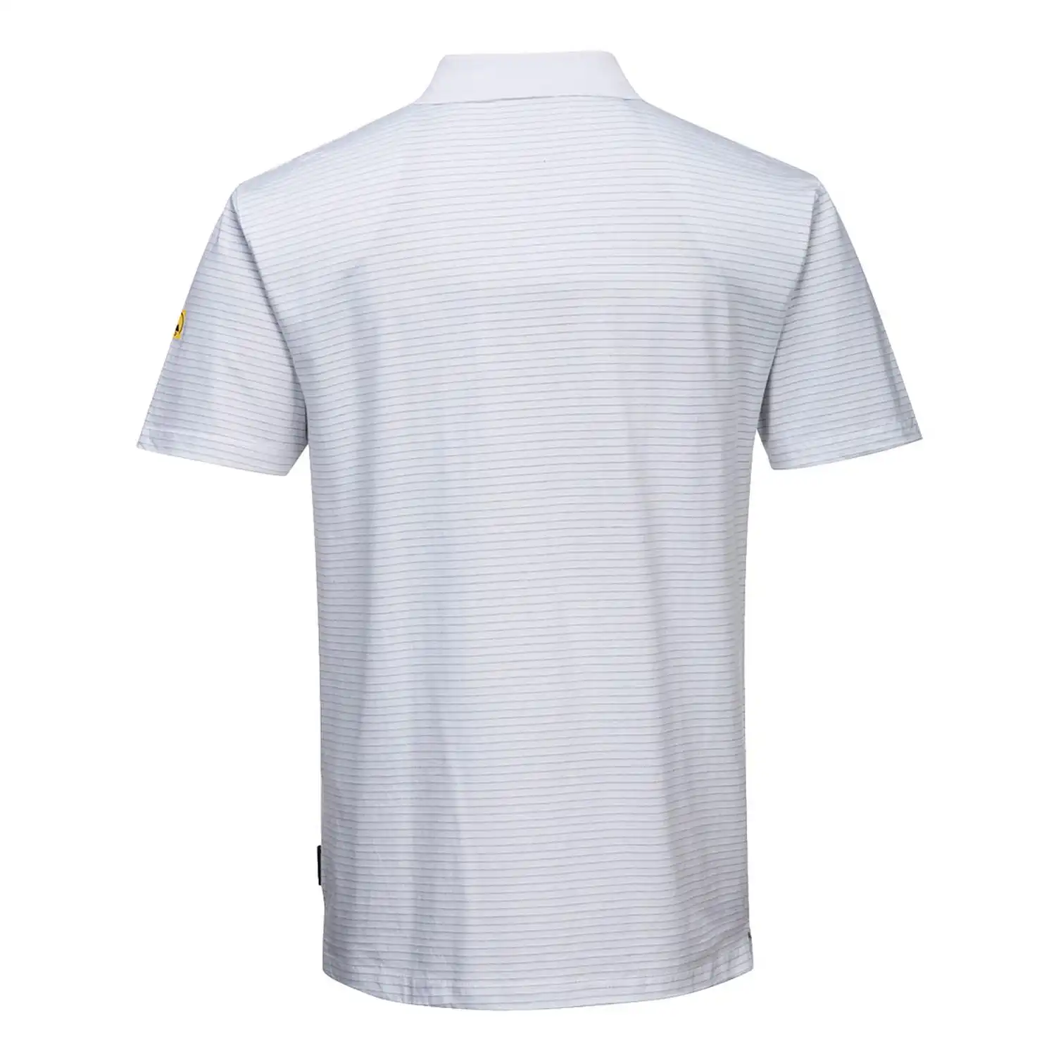 ESD Antistatik Polo-Shirt "AS21" in L, Weiß - Thumbnail 2
