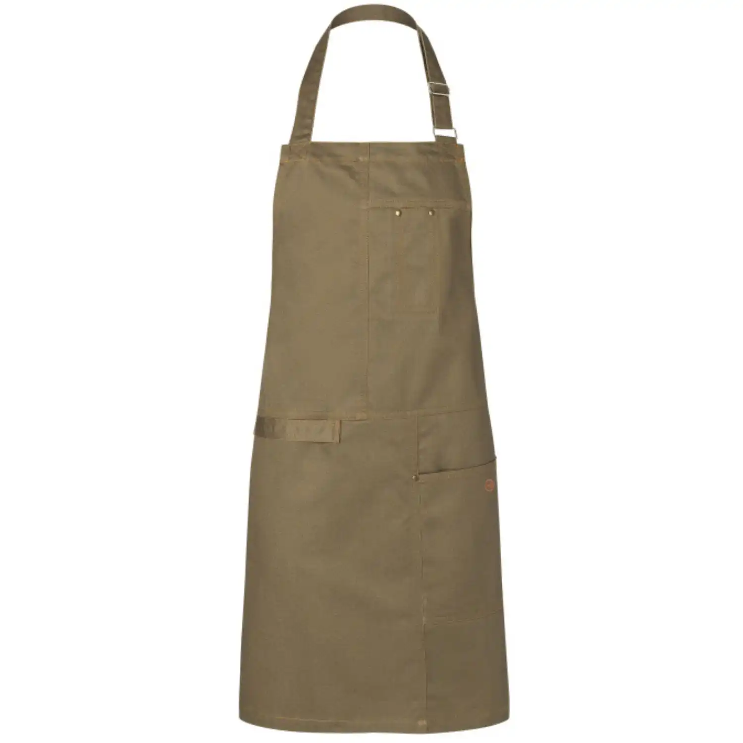 Latzschürze Urban Casual "LS 35" in khaki - Thumbnail 1