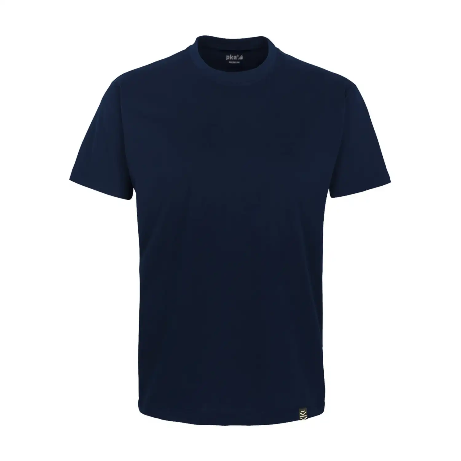 T-Shirt "PREMIUM" in hydronblau, XL - Thumbnail 1