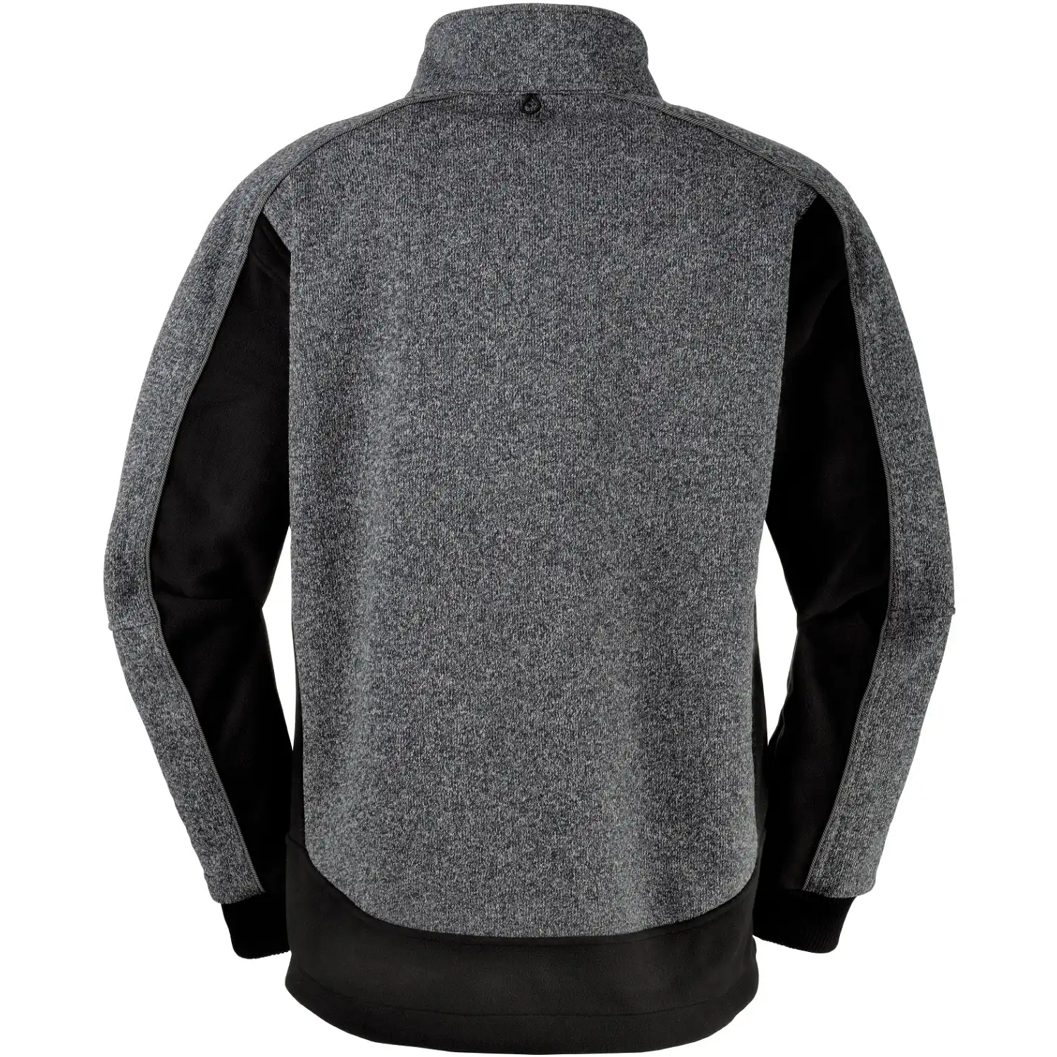 Strick-Fleecejacke "MAINE" grau-melange in XXL - Thumbnail 2