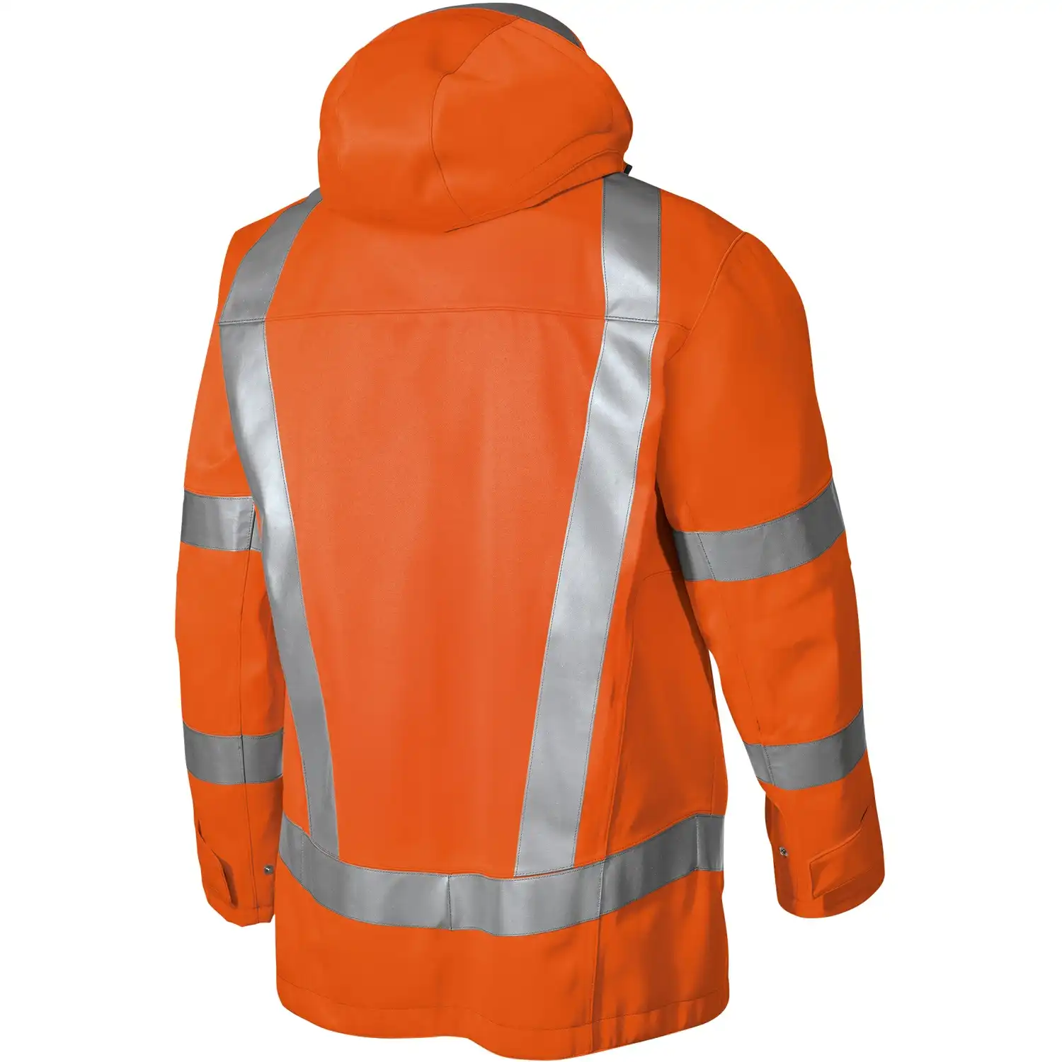 Multinorm Regenjacke "2230-881" Hi-Vis Protect in warnorange, XS - Thumbnail 2