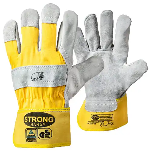 Rindspaltleder-Arbeitshandschuhe "MAMMUT" in 9 (L) - Thumbnail 1