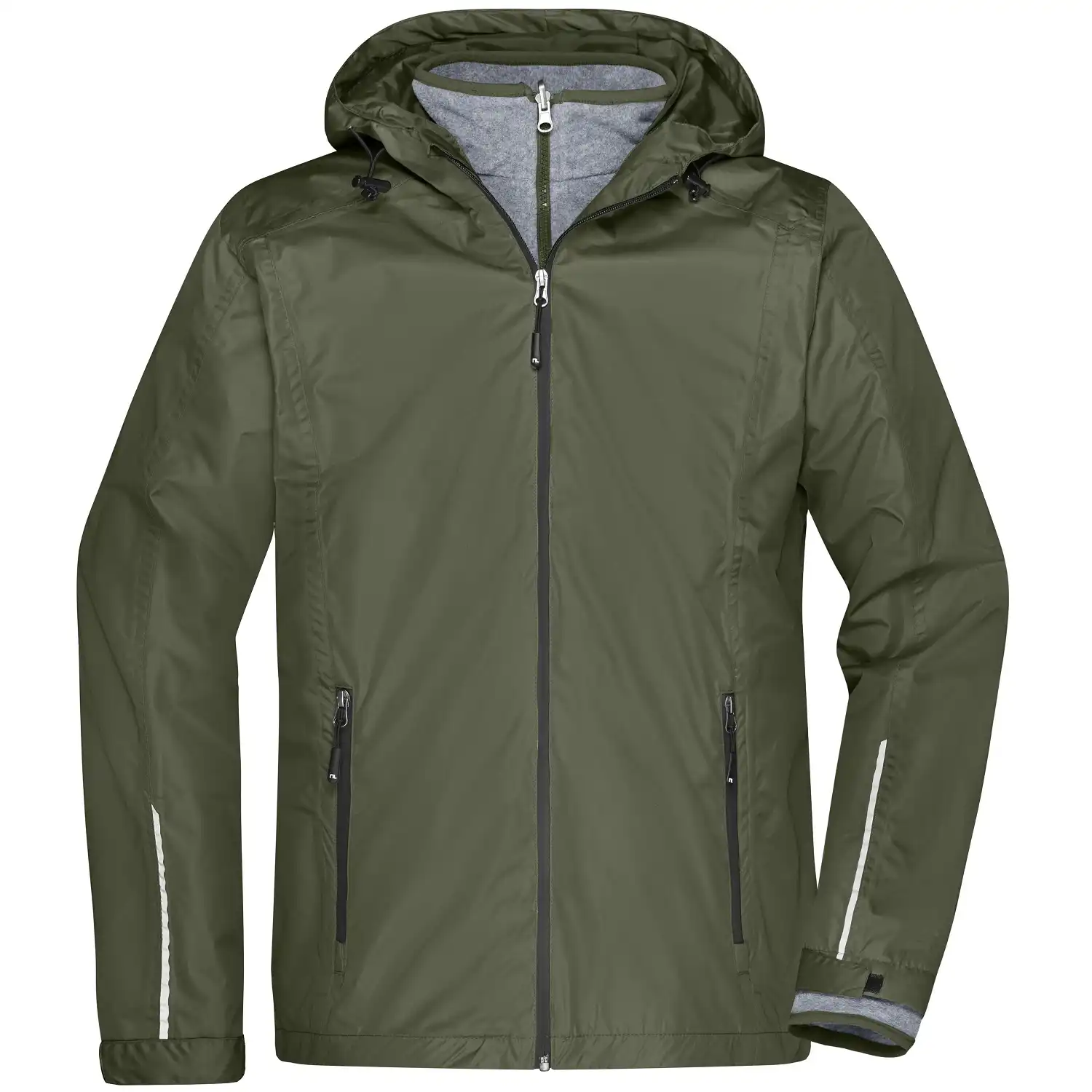 3-in-1 Herren Jacke in olive, L - Thumbnail 1