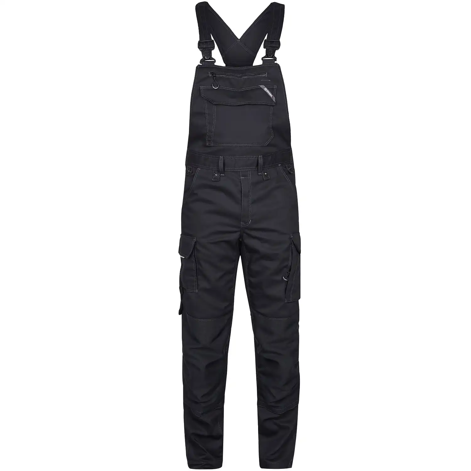 Stretch Handwerker Latzhose "3360-186" X-treme in schwarz, 48 - Bild 1