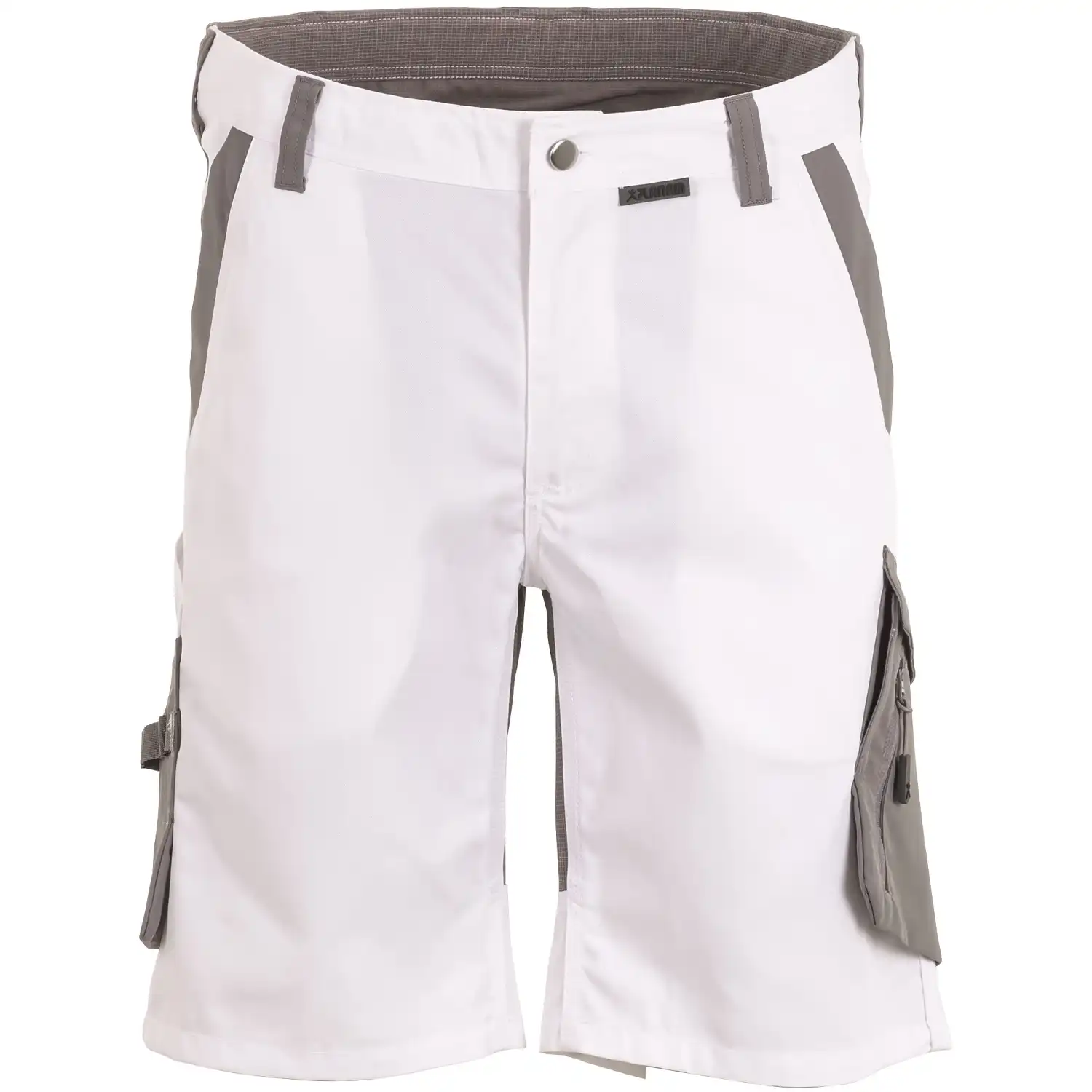 Stretch-Shorts "Norit" in weiß/zink, 4XL - Thumbnail 1