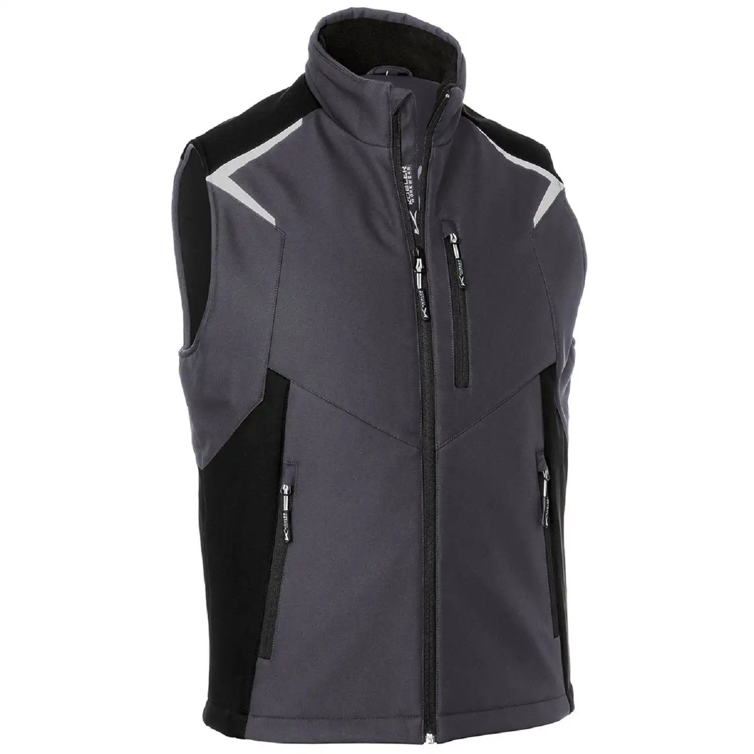 Softshell Weste BODYFORCE in anthrazit/schwarz, L - Thumbnail 1