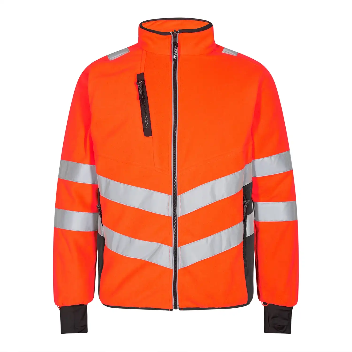 Warnschutz Fleece-Jacke "1192-236" Safety Kl. 2 in orange/grau, 3XL - Thumbnail 1