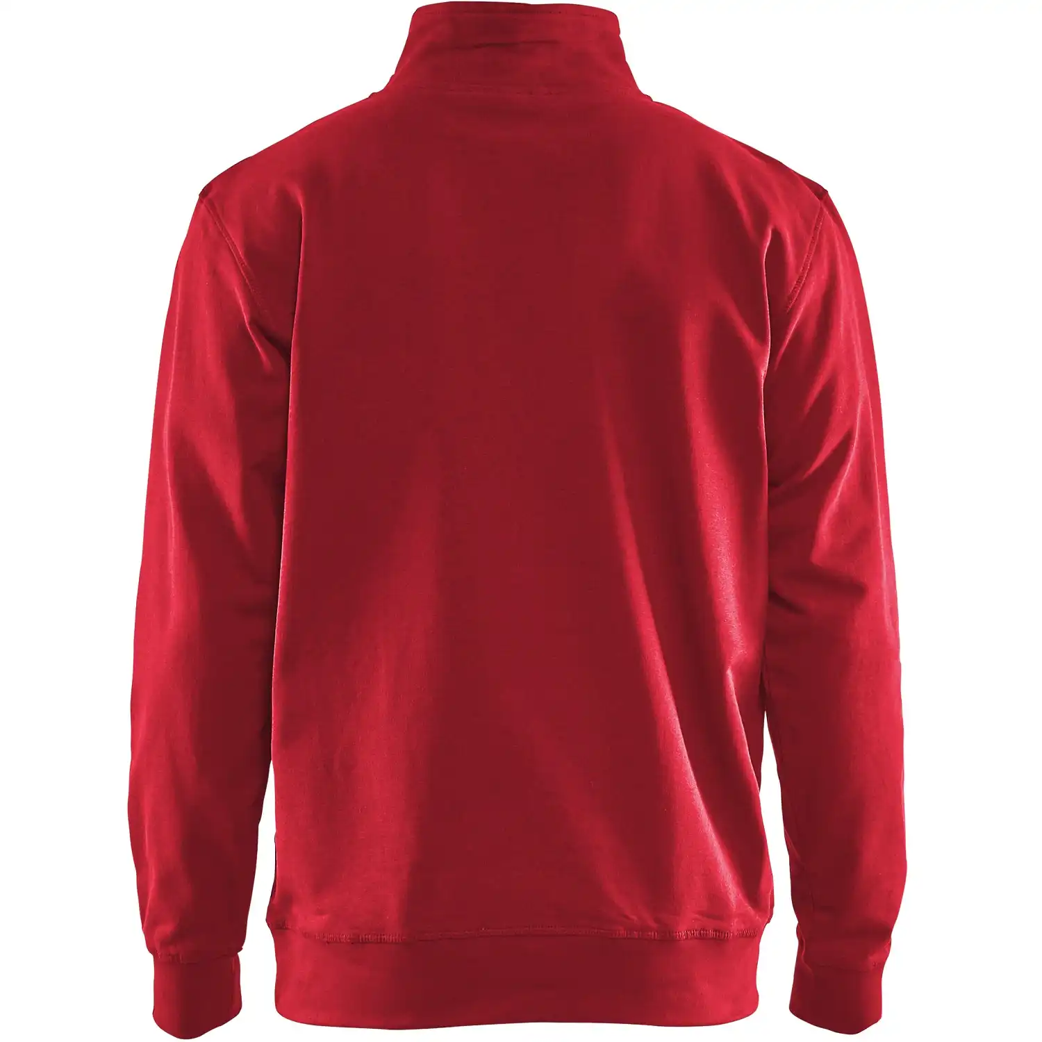 Zip-Sweatshirt "3353" 100% Baumwolle in rot/schwarz, 3XL - Thumbnail 2