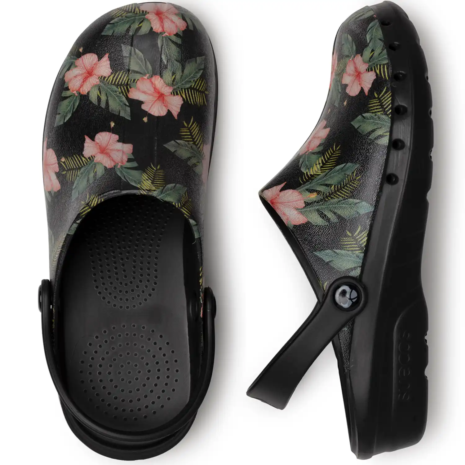 Damen Clogs "ODEN+ PRINT" Jungle in 38 - Thumbnail 5