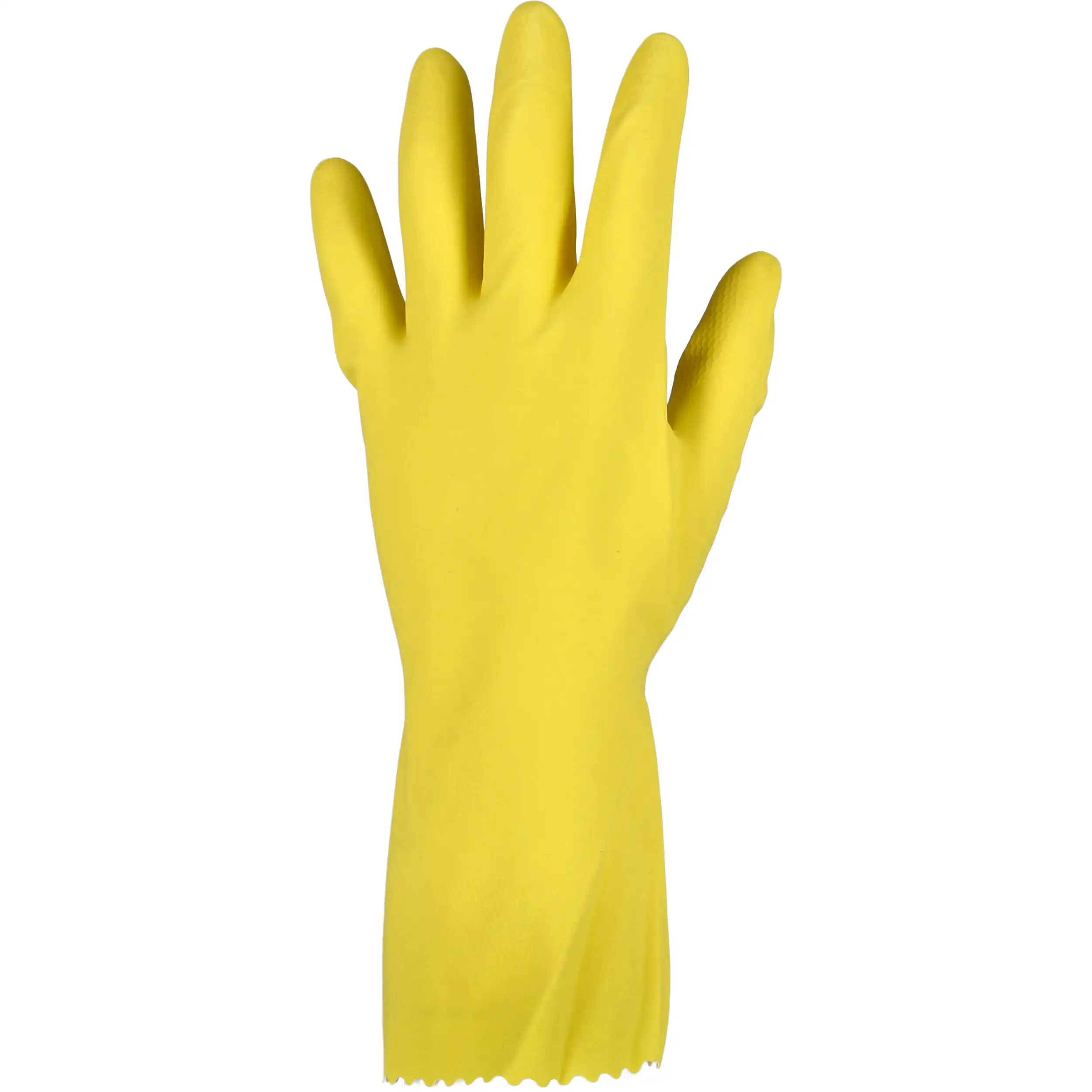 Latex-Haushaltshandschuhe "BASIC" gelb in 8 (M) - Thumbnail 1