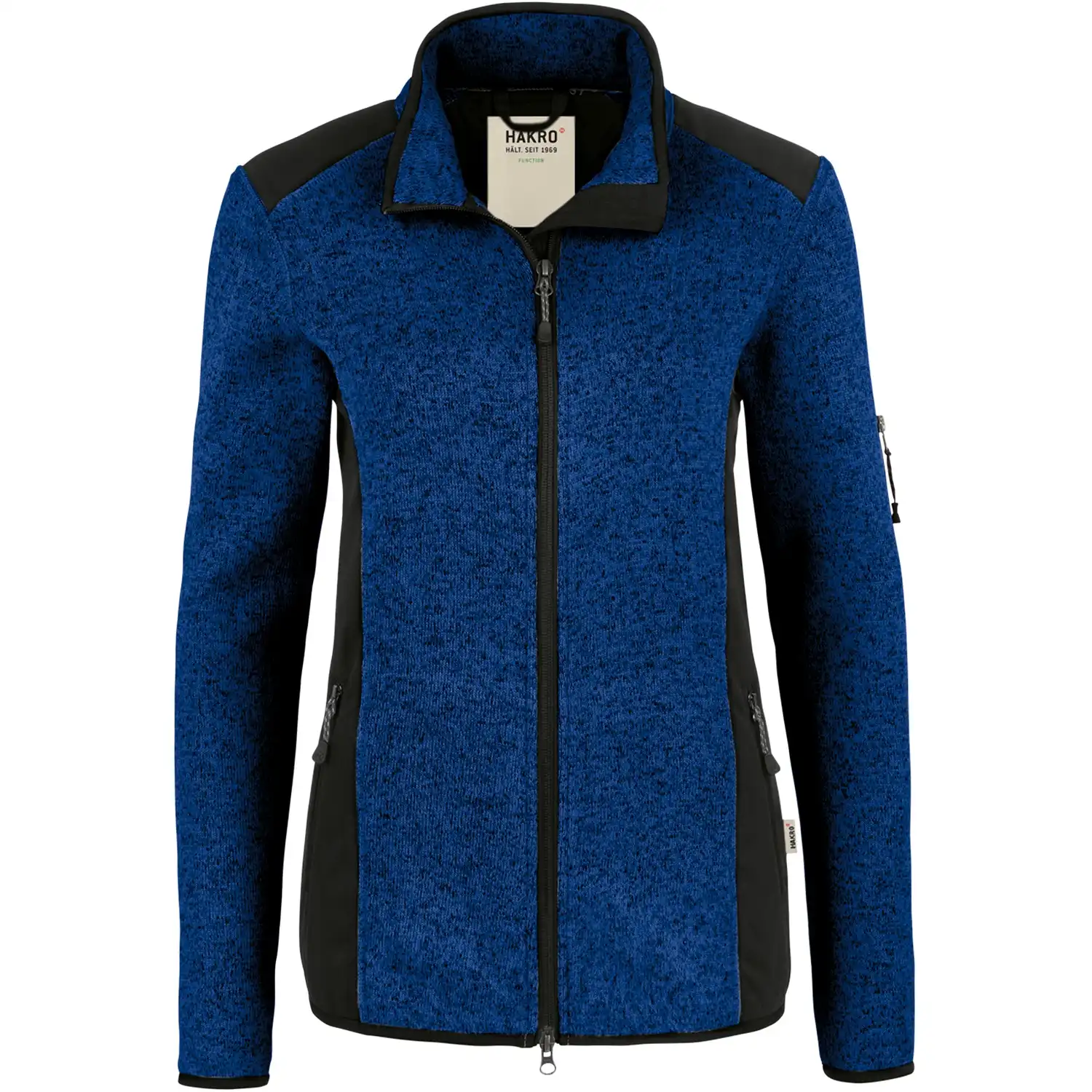 Damen Strickfleece-Jacke "Churchill" 236 in marine, S - Bild 1