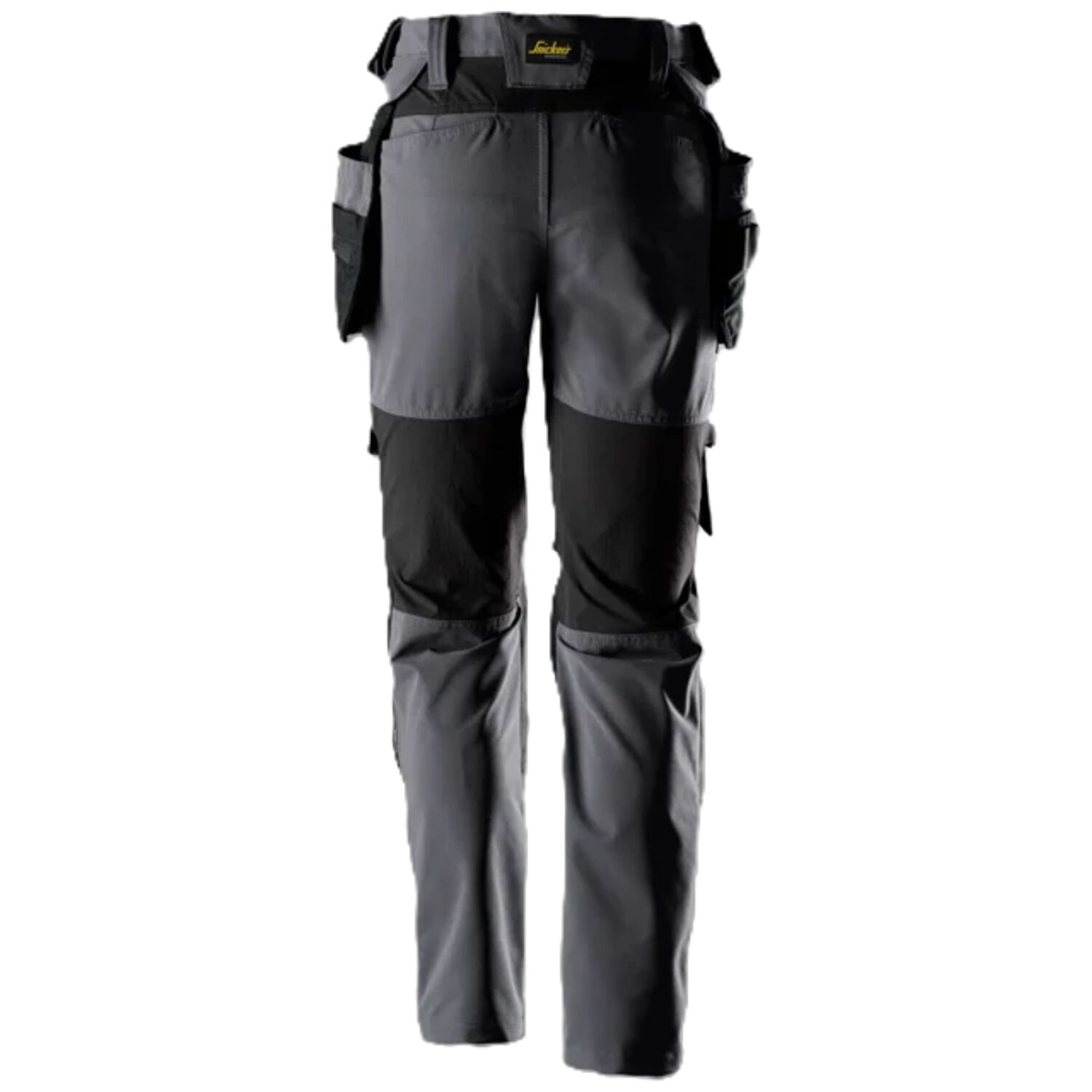 Damen Arbeitshose mit Holstertaschen "6217" in stahlgrau/schwarz, 42 - Thumbnail 2