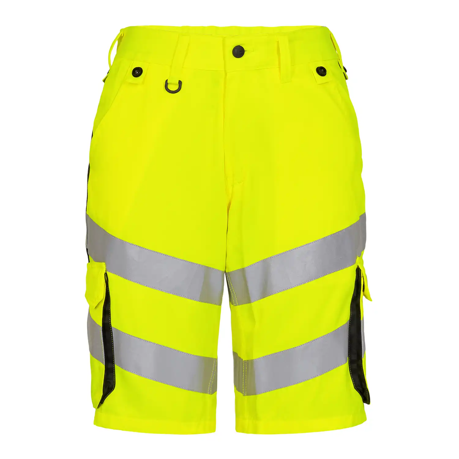 Warnschutz Shorts "6545-319" Safety leicht Kl. 1 in gelb/schwarz, 48 - Thumbnail 1
