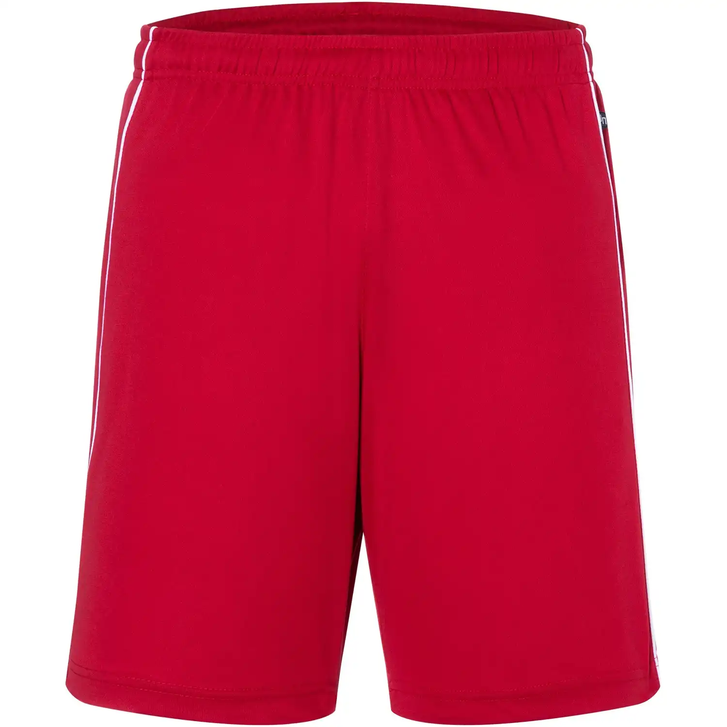 Basic Team Shorts "JN387" in red/white, L - Thumbnail 1