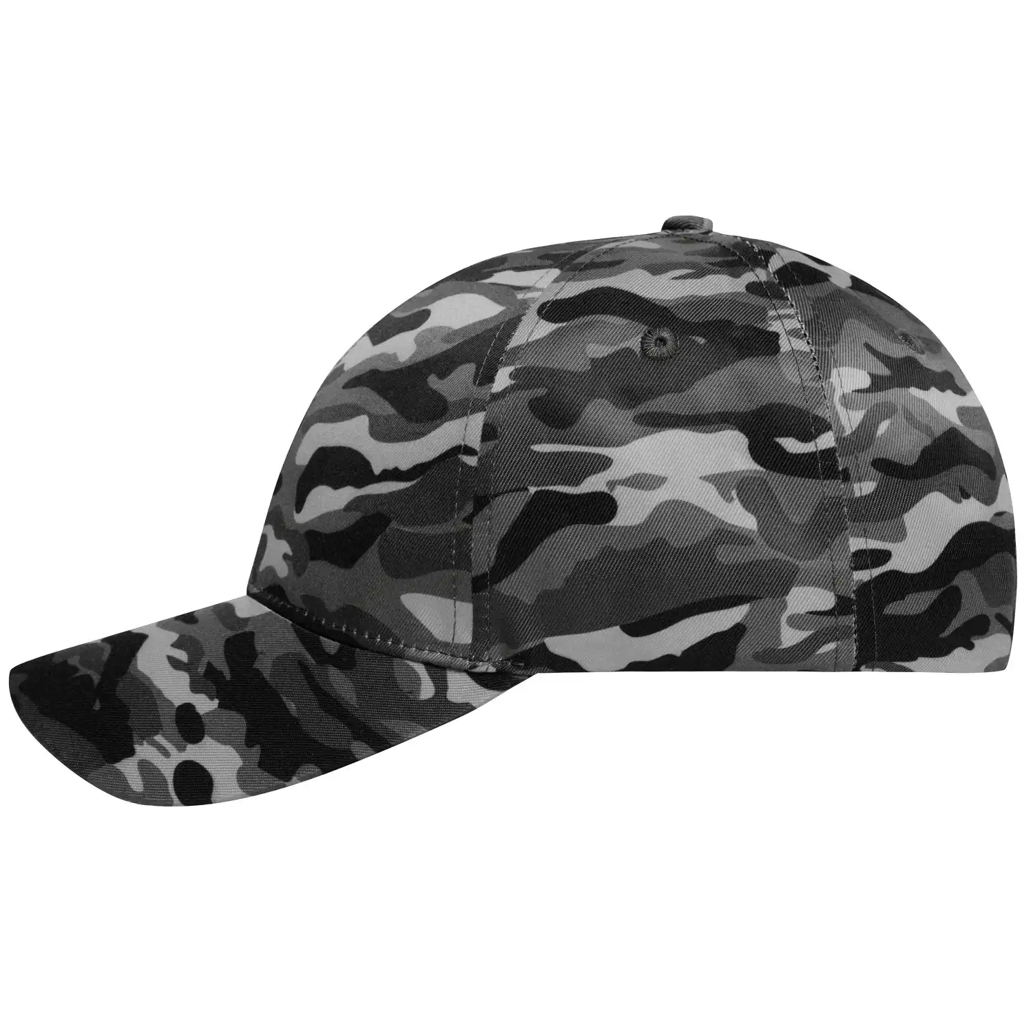 Basecap Camouflage "MB6227" 6-Panel in grey/black - Bild 1