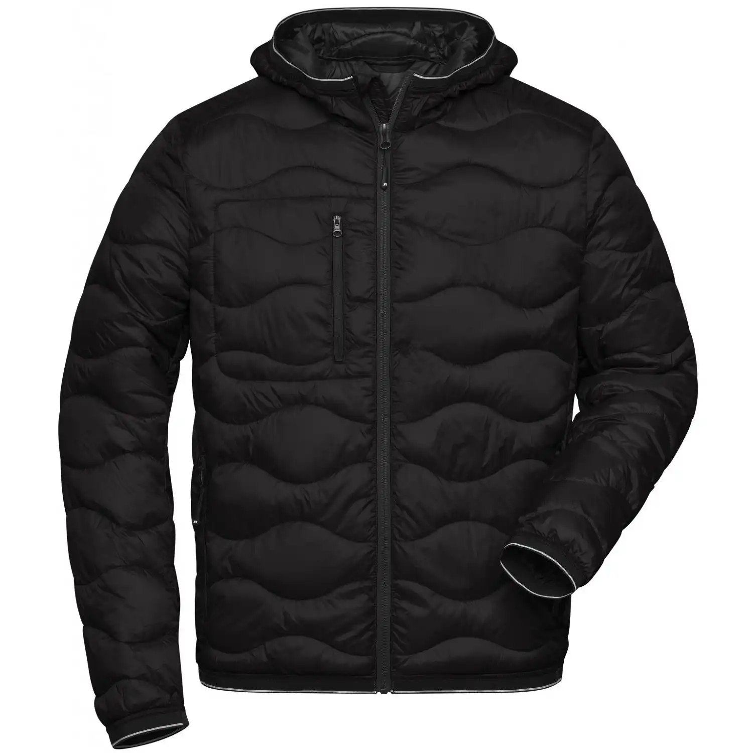 Steppjacke wattiert "JN1156"-Daiber in black/black, 3XL - Thumbnail 1