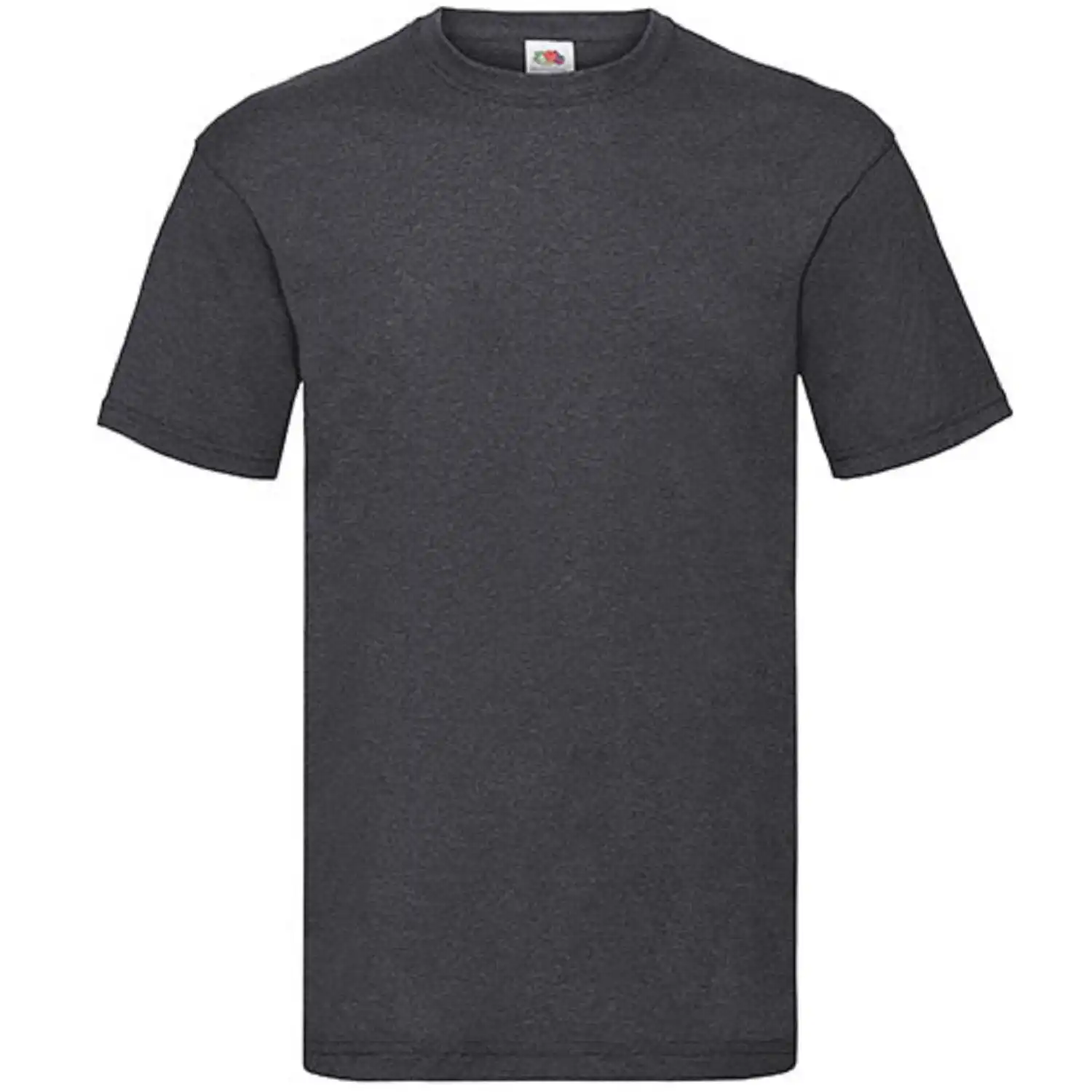 T-Shirt "F140" 100% Baumwolle Valueweight in dark grey heather, XL - Thumbnail 1