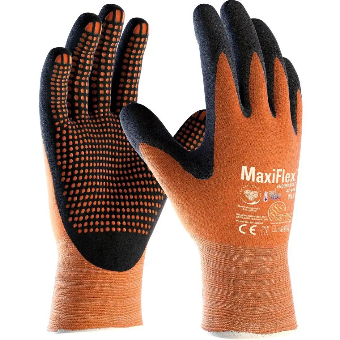 Nitril Montagehandschuhe "MaxiFlex® Endurance™ AD-APT®" 42-848HCT auf SB-Hänger in 9 (L) - Bild 1