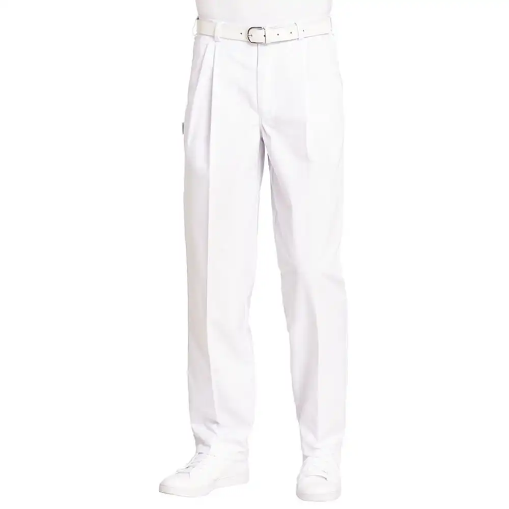 Bundfaltenhose "12/8230" in 54, Weiß - Bild 1