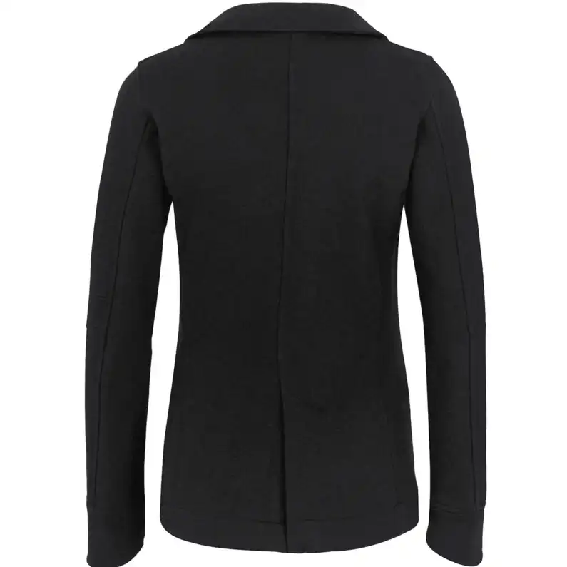 Damen Sweatblazer "PREMIUM" 260 in schwarz, XL - Thumbnail 2