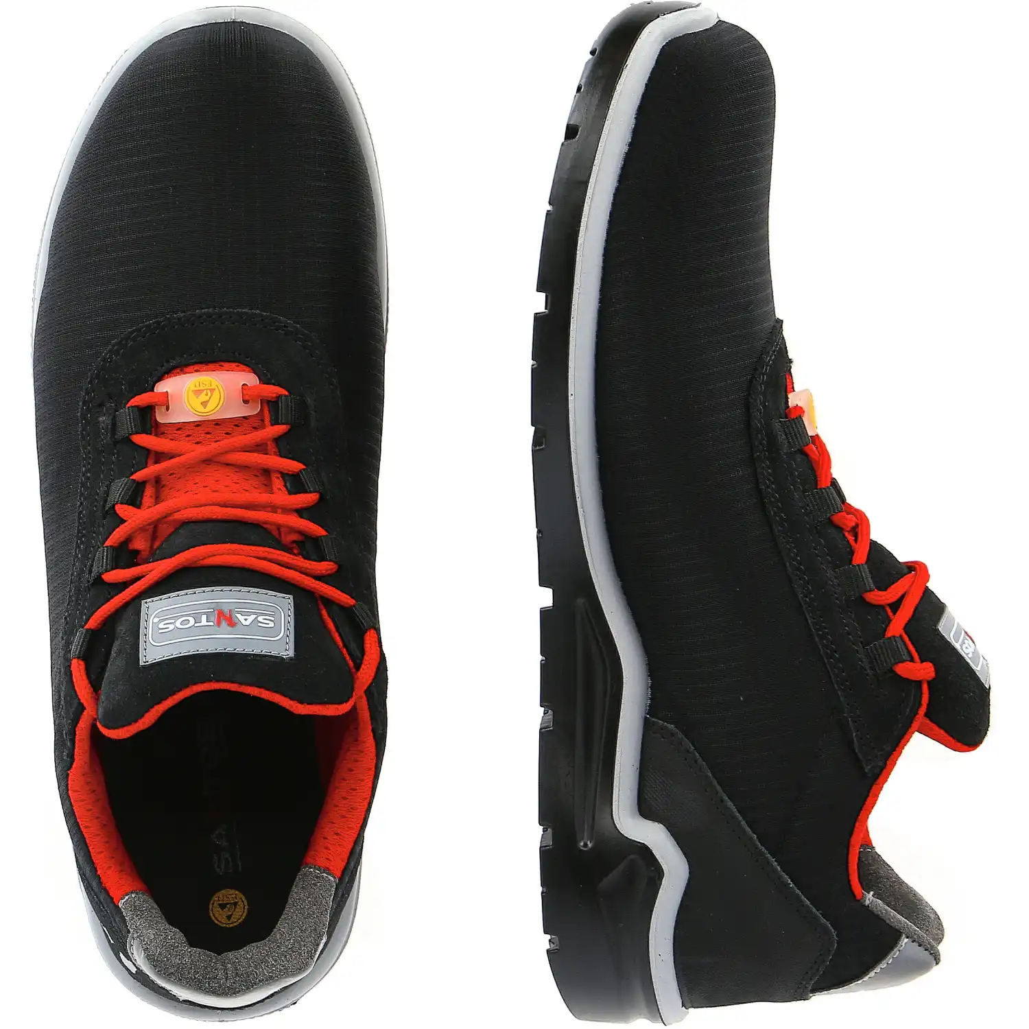 Sicherheitshalbschuhe S3 ESD "BLACK LACE"  in 37 - Thumbnail 2