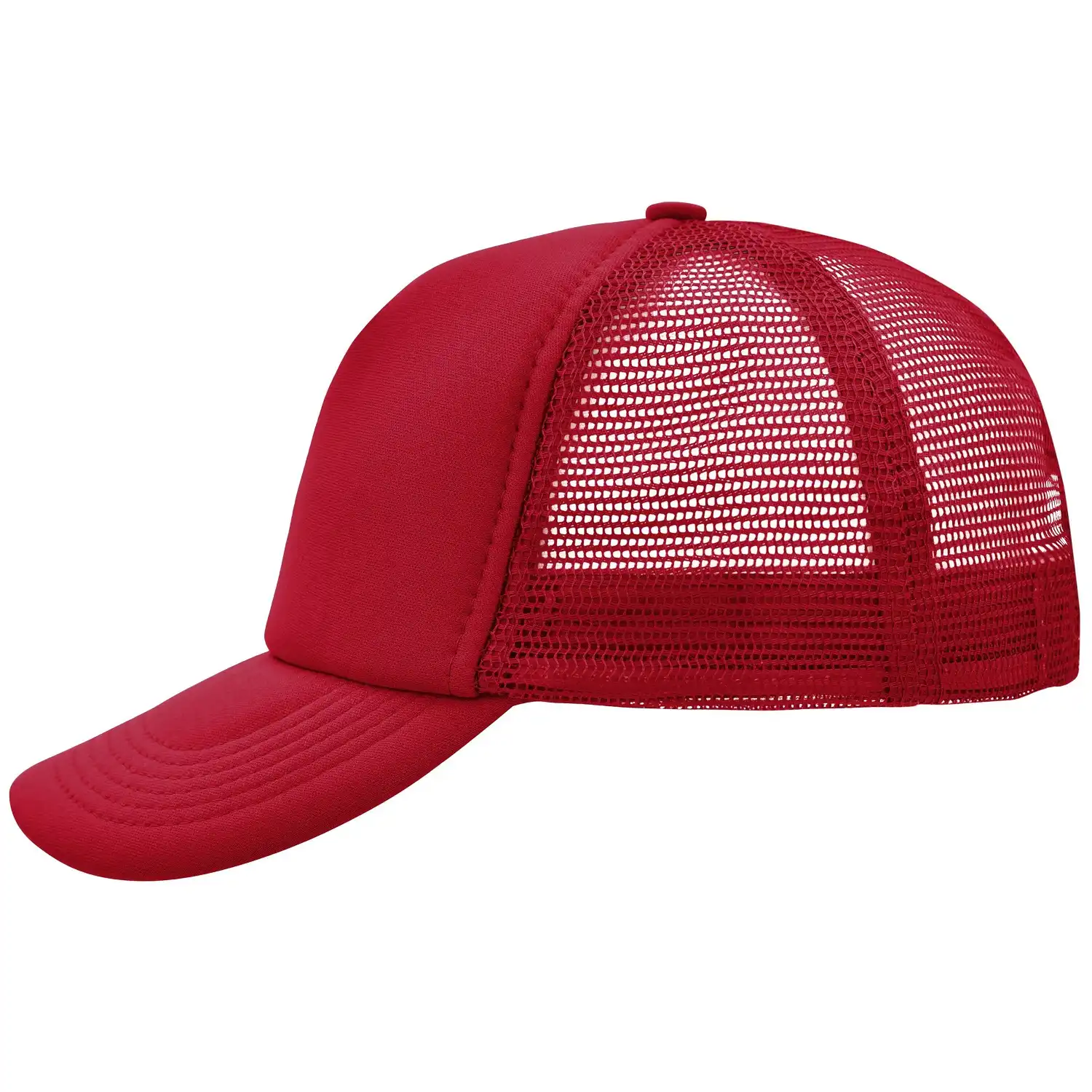 Mesh Basecap "MB070" 5-Panel-Polyester in red - Bild 1