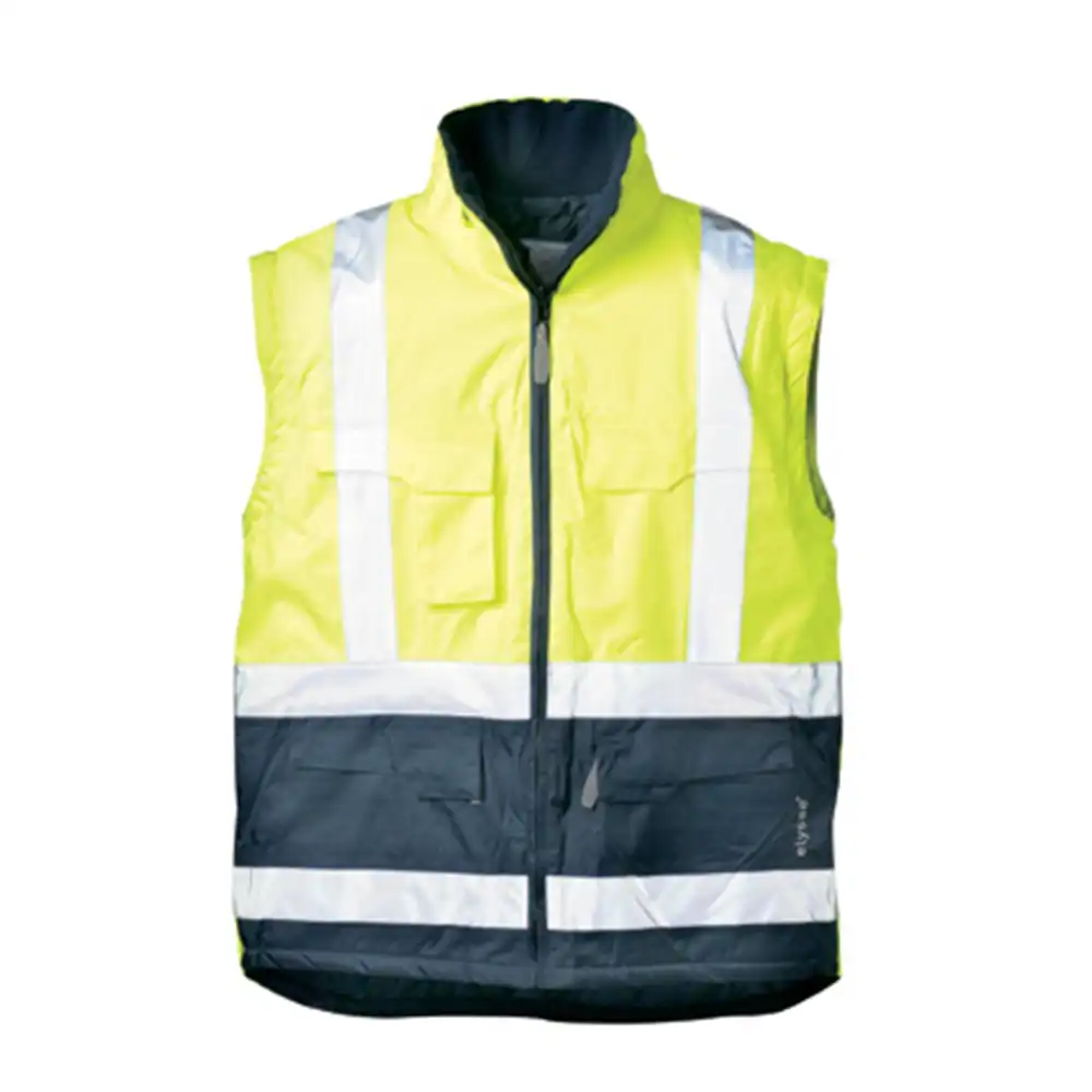 Warnschutz Parka 4-in-1 "JEKYLL"gelb/marine in L - Thumbnail 3