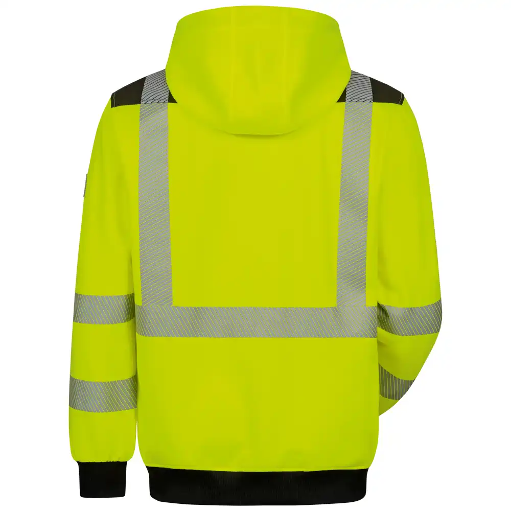 Warnschutz Hoodie in gelb, 4XL - Thumbnail 2