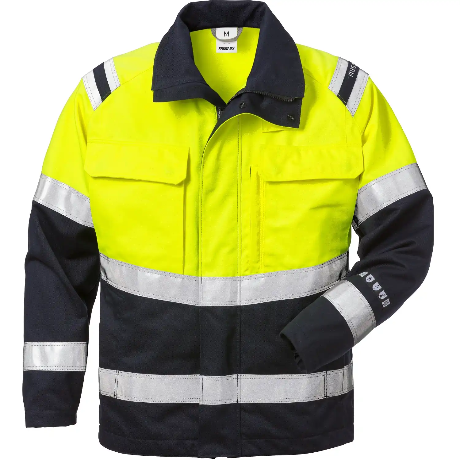 Multinorm Bundjacke "4176 ATHS" Flamestat gelb/marine in 3XL - Thumbnail 1