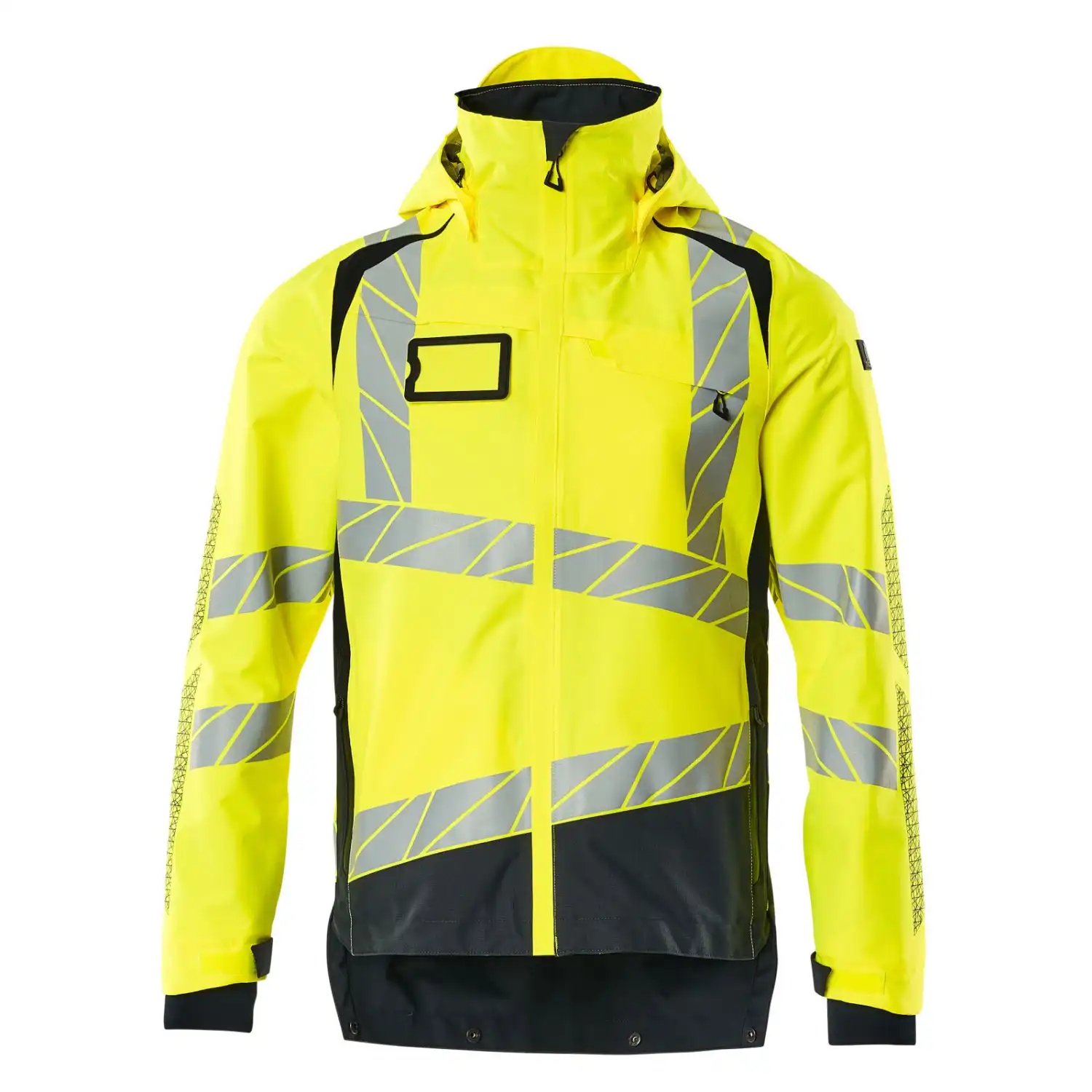 Warnschutz Regenjacke zweifarbig "ACCELERATE SAFE" in gelb/schwarz, L - Thumbnail 1