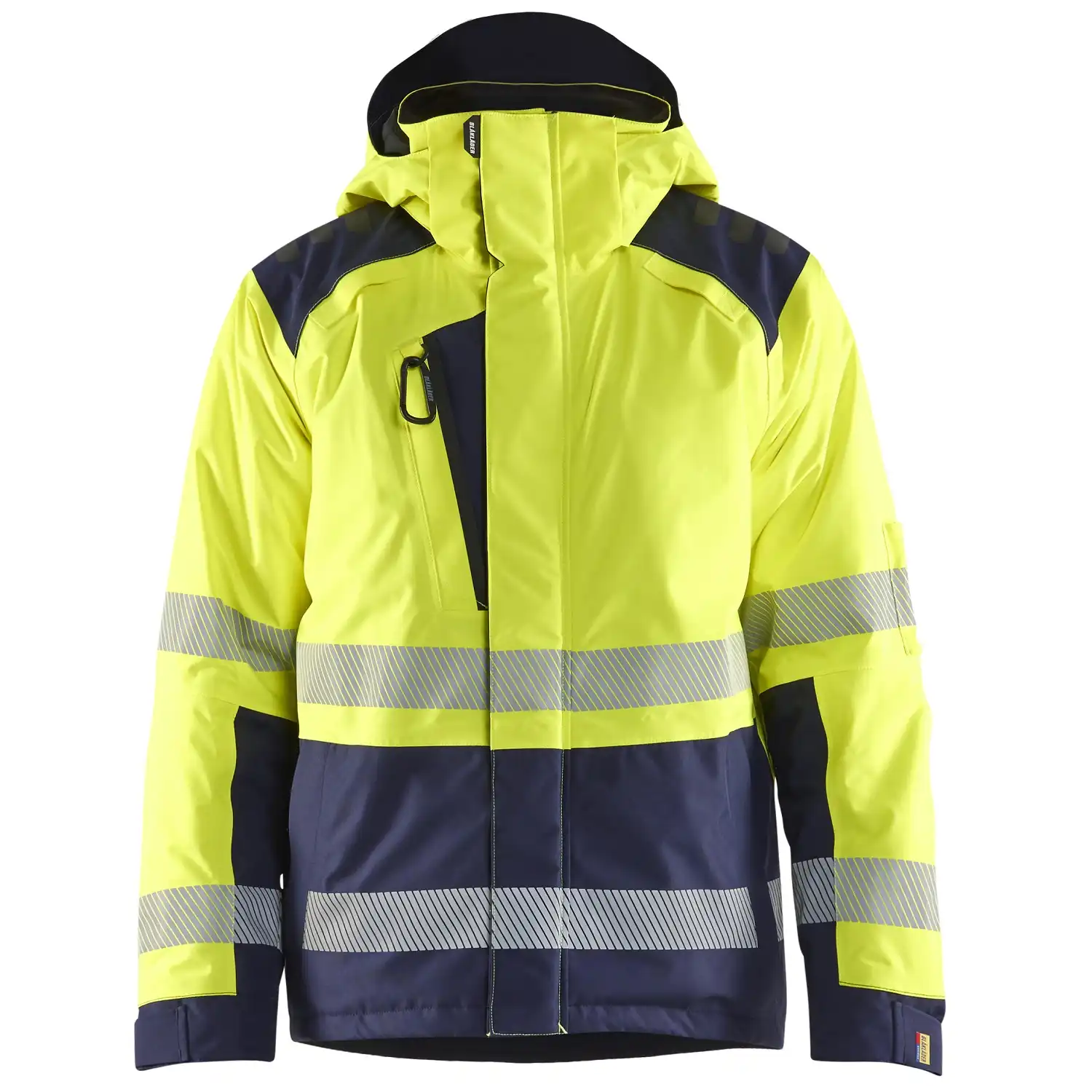 Warnschutz Winterjacke Kl. 3 "4455" in gelb/marine, 3XL - Thumbnail 1