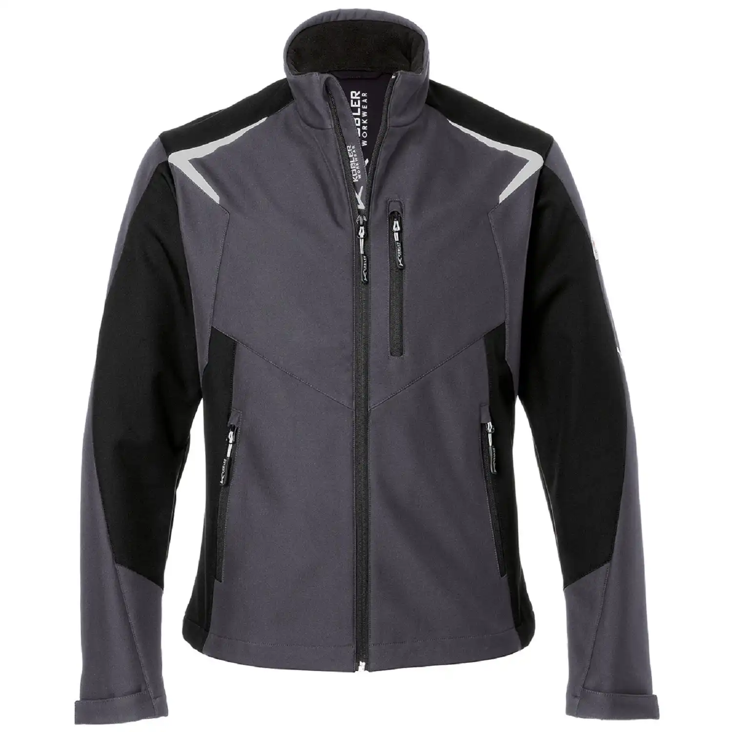 Softshell Jacke BODYFORCE in anthrazit/schwarz, XL - Thumbnail 1