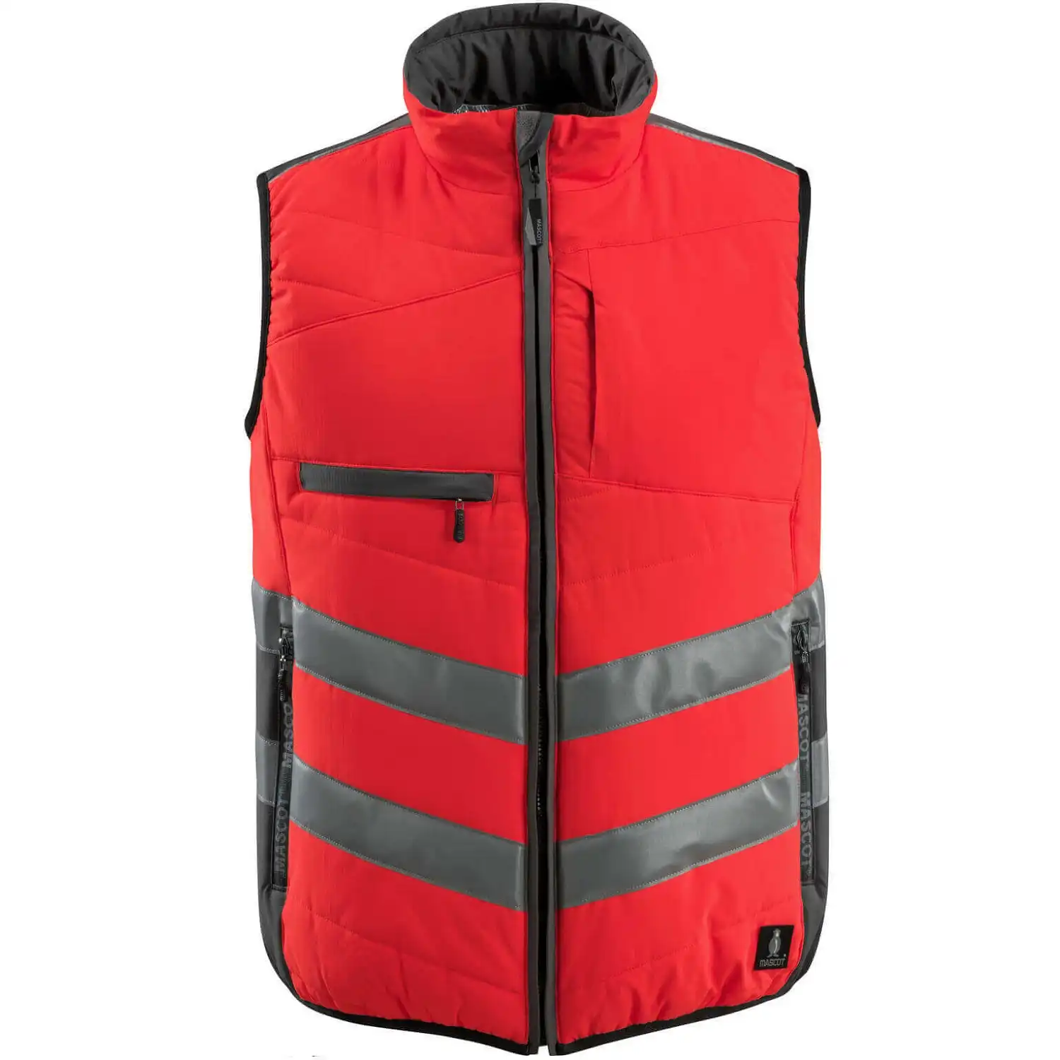 Warnschutz Thermoweste "GRIMSBY" Safe Supreme in rot/anthrazit, XXL - Bild 1