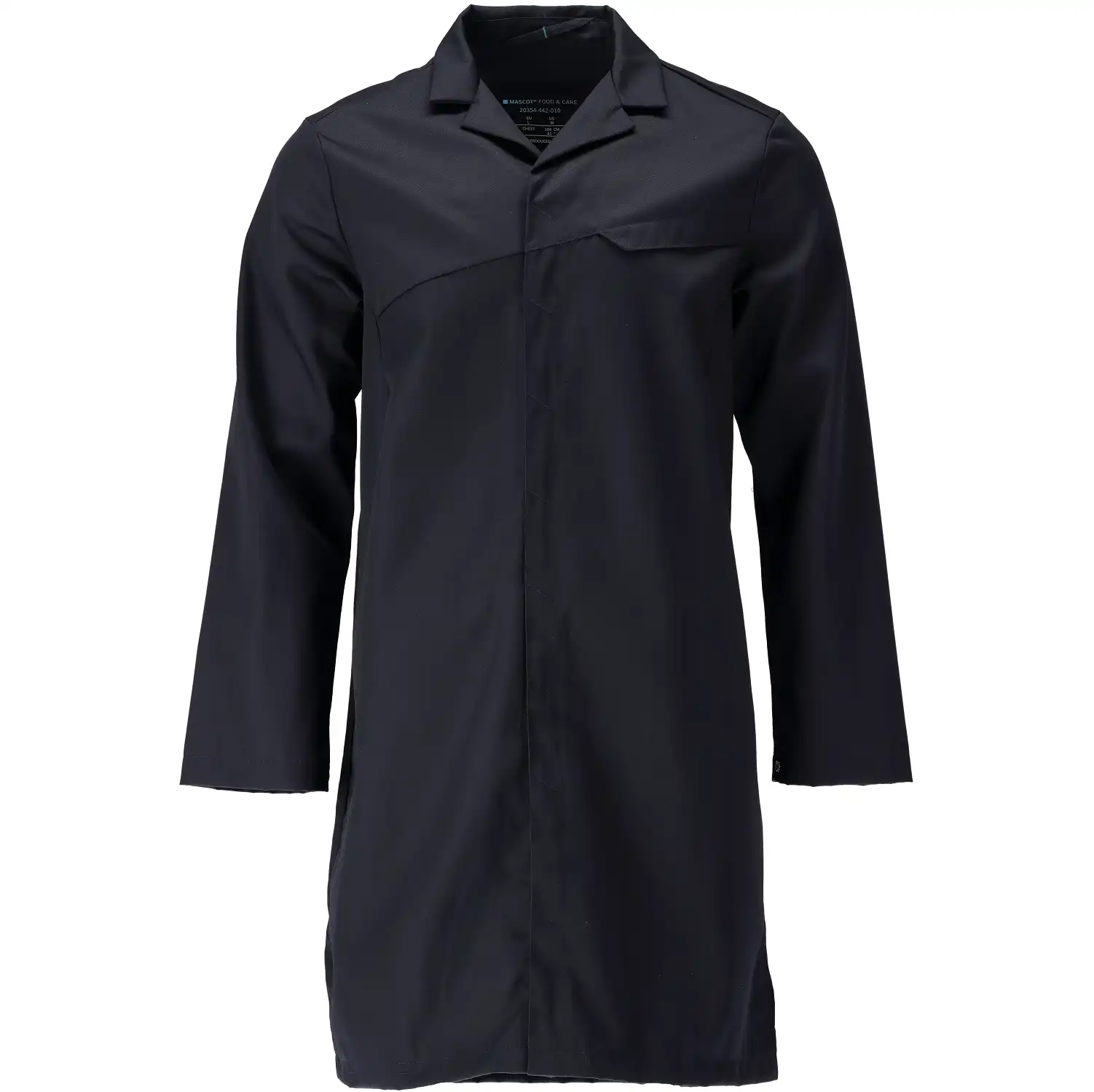 Arbeitsmantel "20354-442" Food & Care in schwarzblau, XL - Thumbnail 1