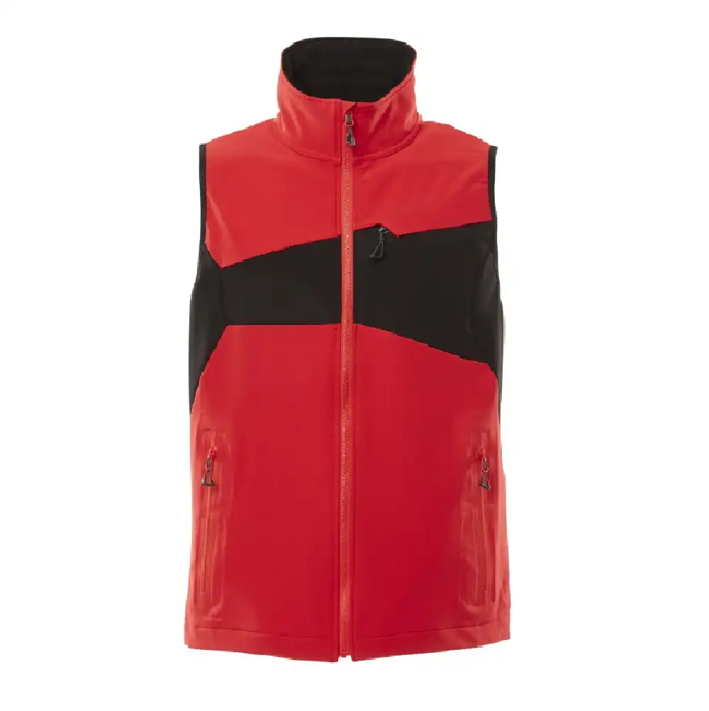 Stretch-Arbeitsweste "ACCELERATE" in verkehrsrot/schwarz, XL - Thumbnail 1