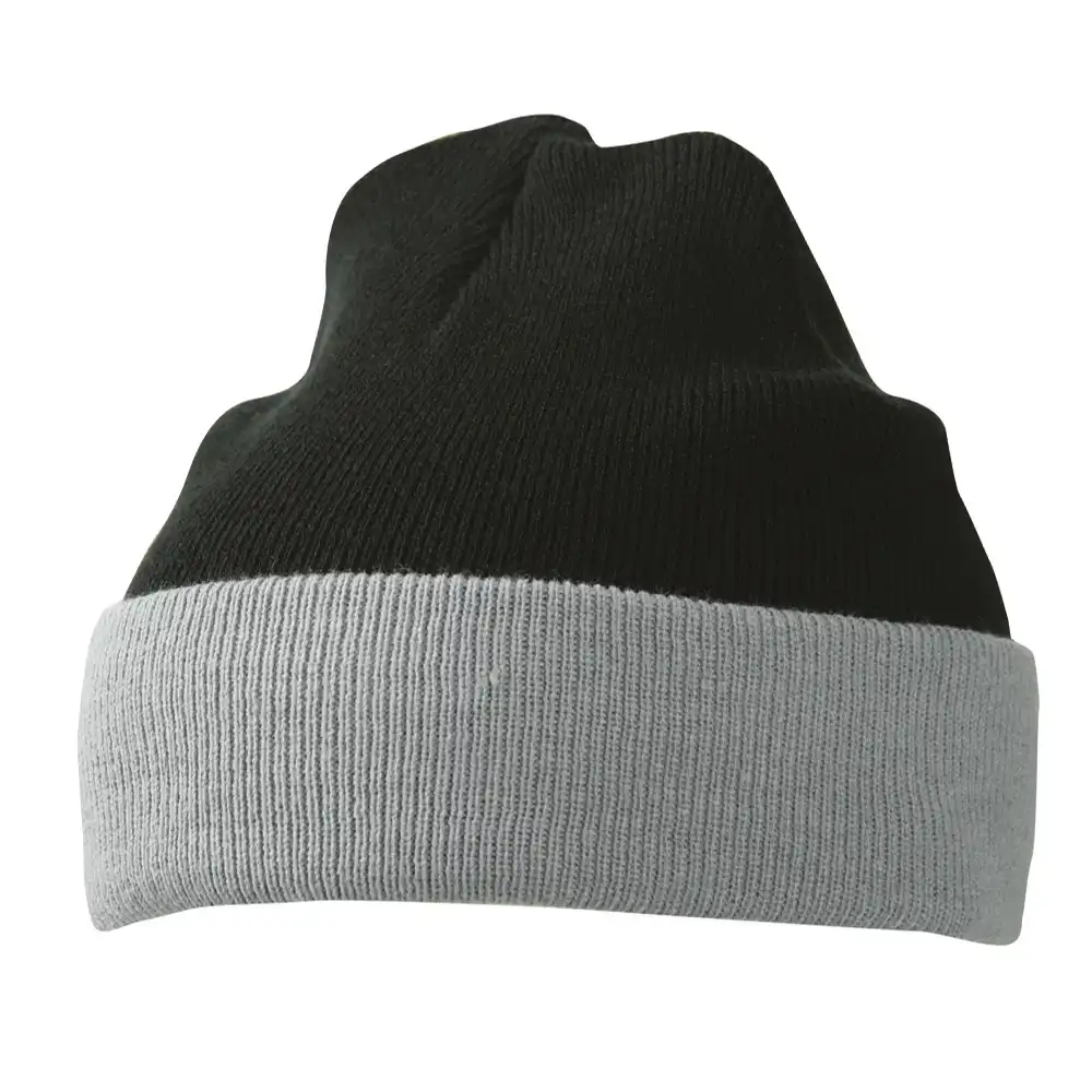 Strickmütze "MB7550" in schwarz/grau - Bild 1