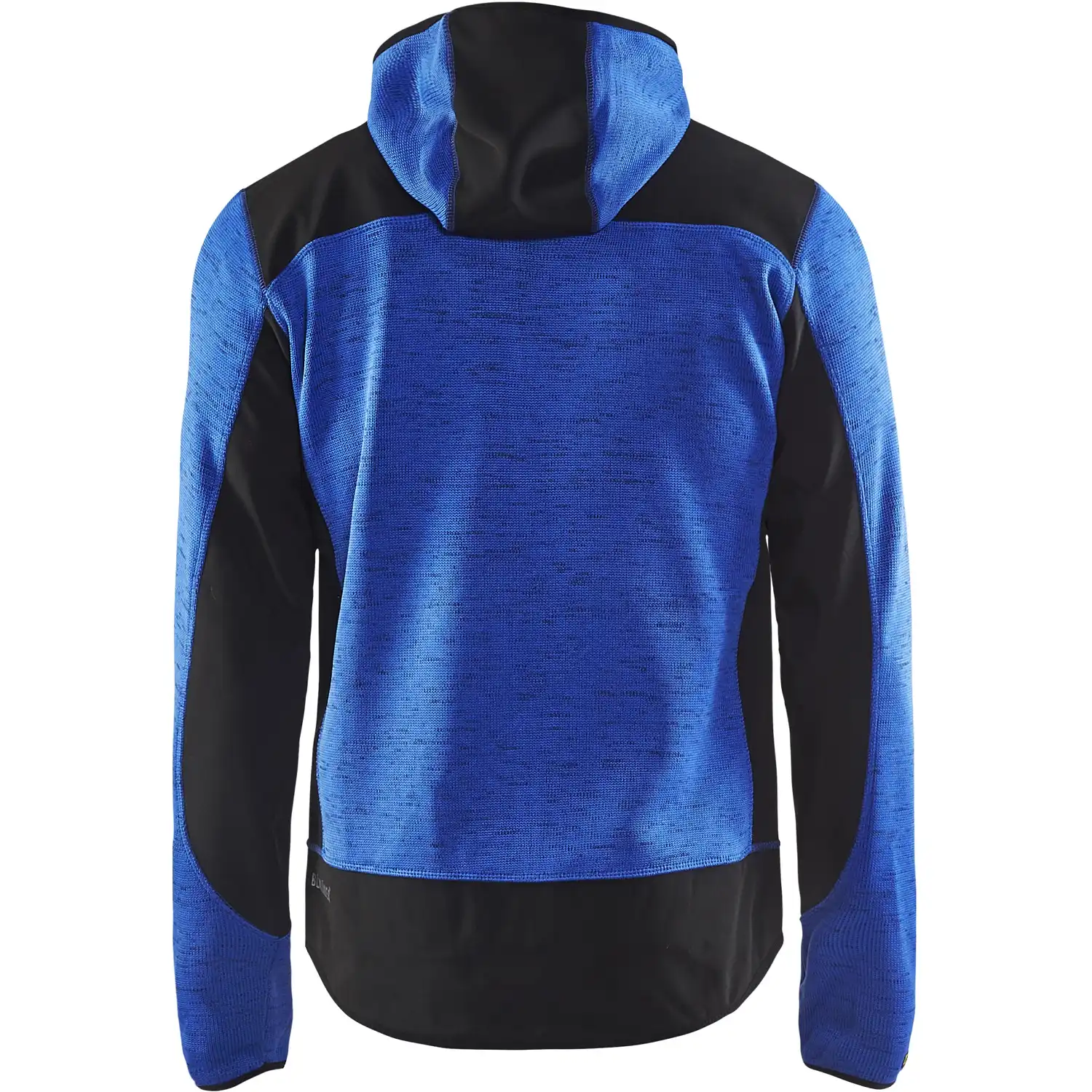 Strickjacke "4930" mit Softshell in kornblau/schwarz, L - Thumbnail 2