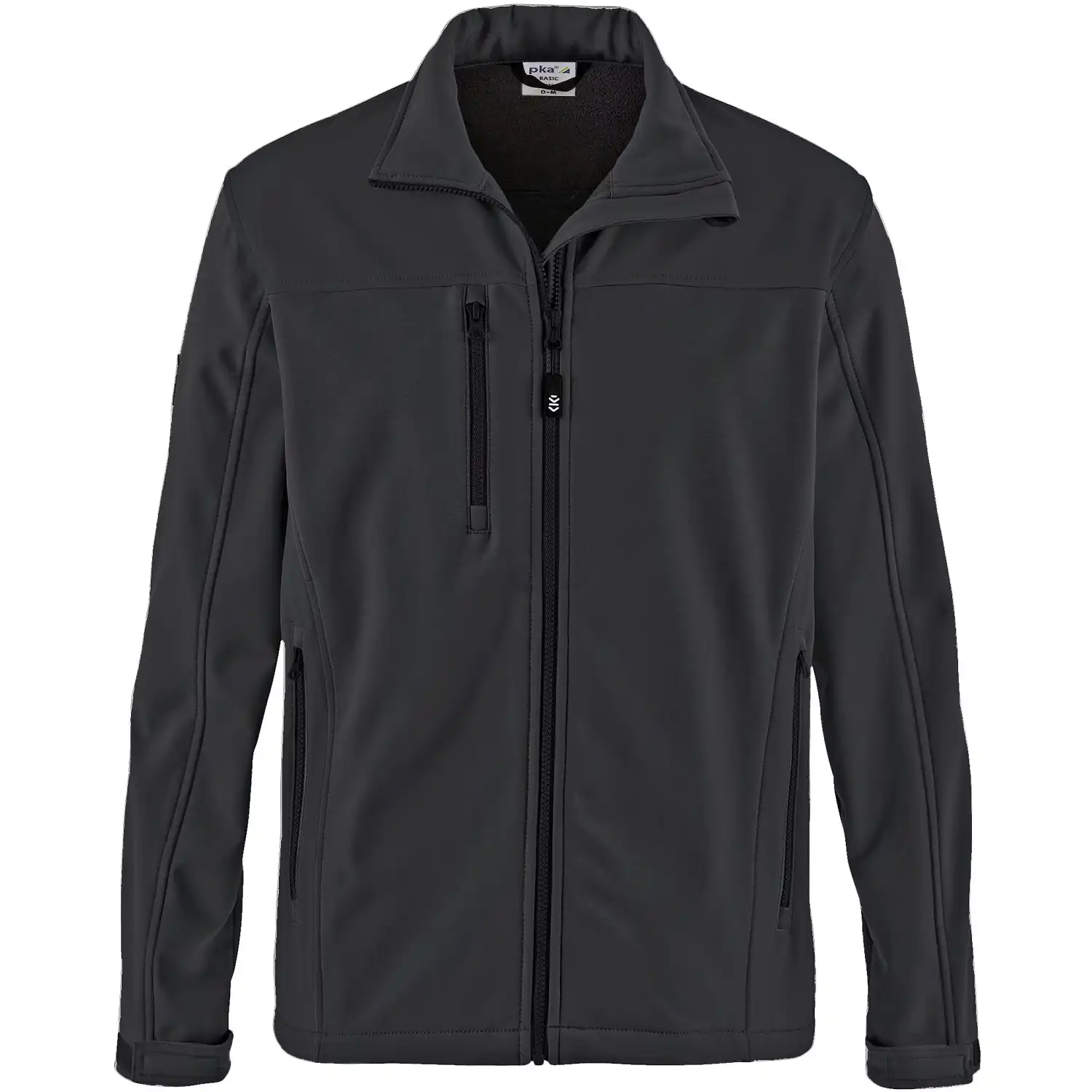 Softshelljacke "BASIC" in schwarz, L - Thumbnail 1