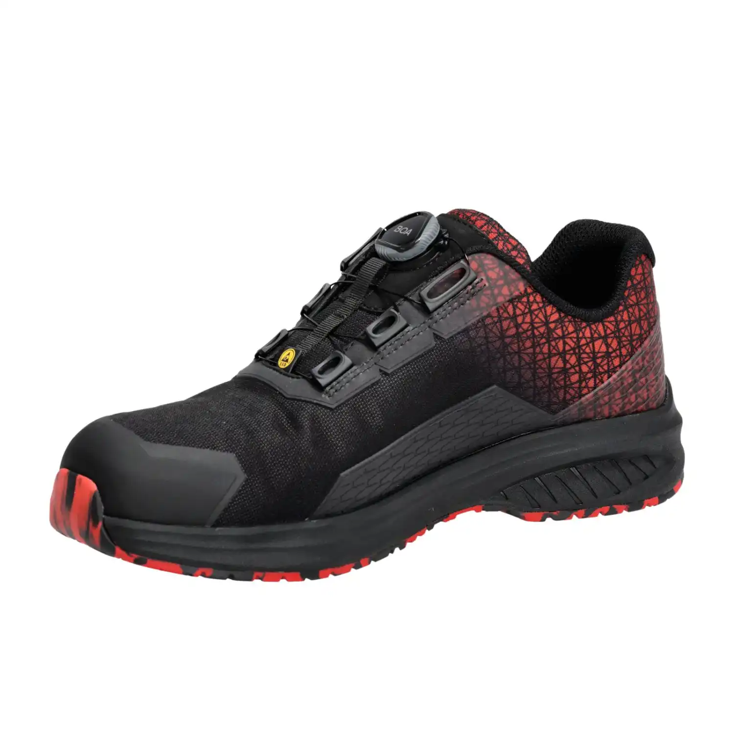 Sicherheitshalbschuhe S3S "ACCELERATE BOA® Fit System" schwarz/verkehrsrot in 42 - Thumbnail 1