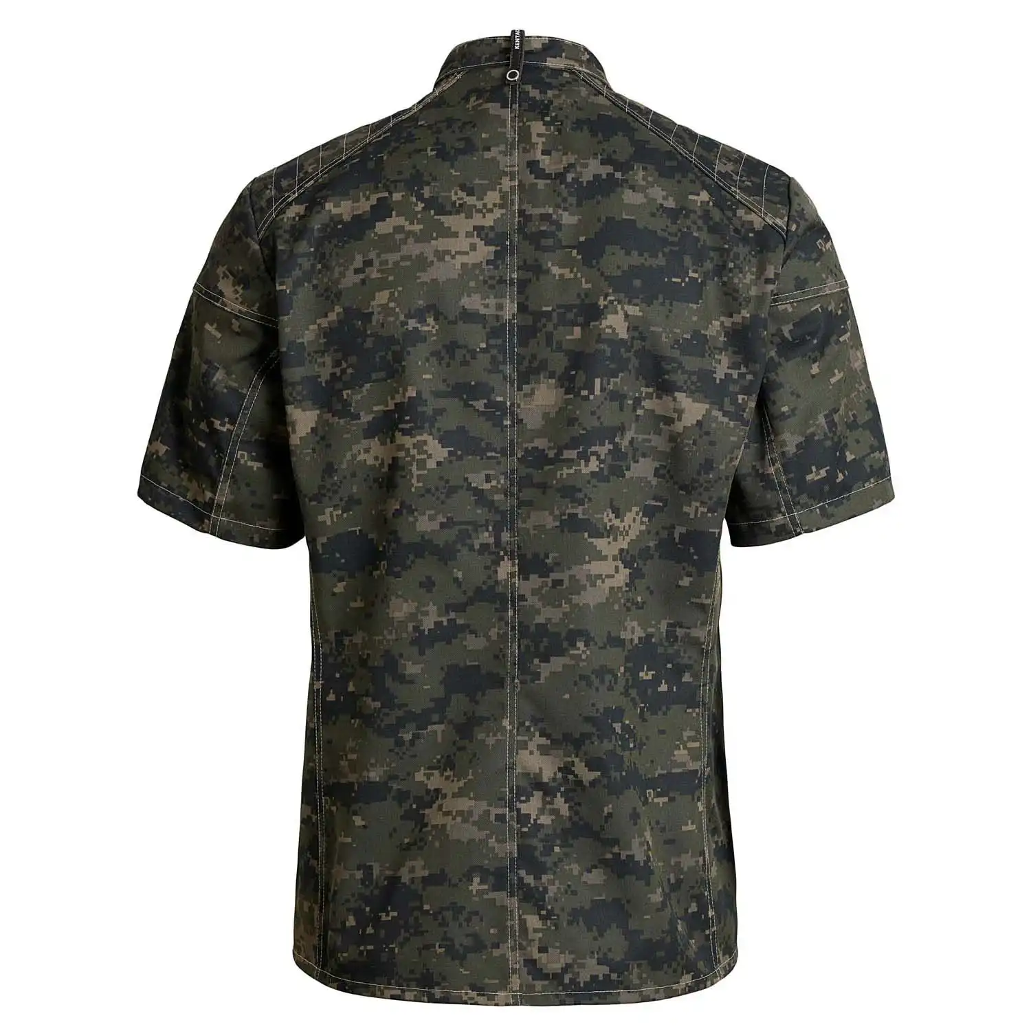 Biker Kochjacke kurzarm "23530" in camouflage, 4XL - Thumbnail 2