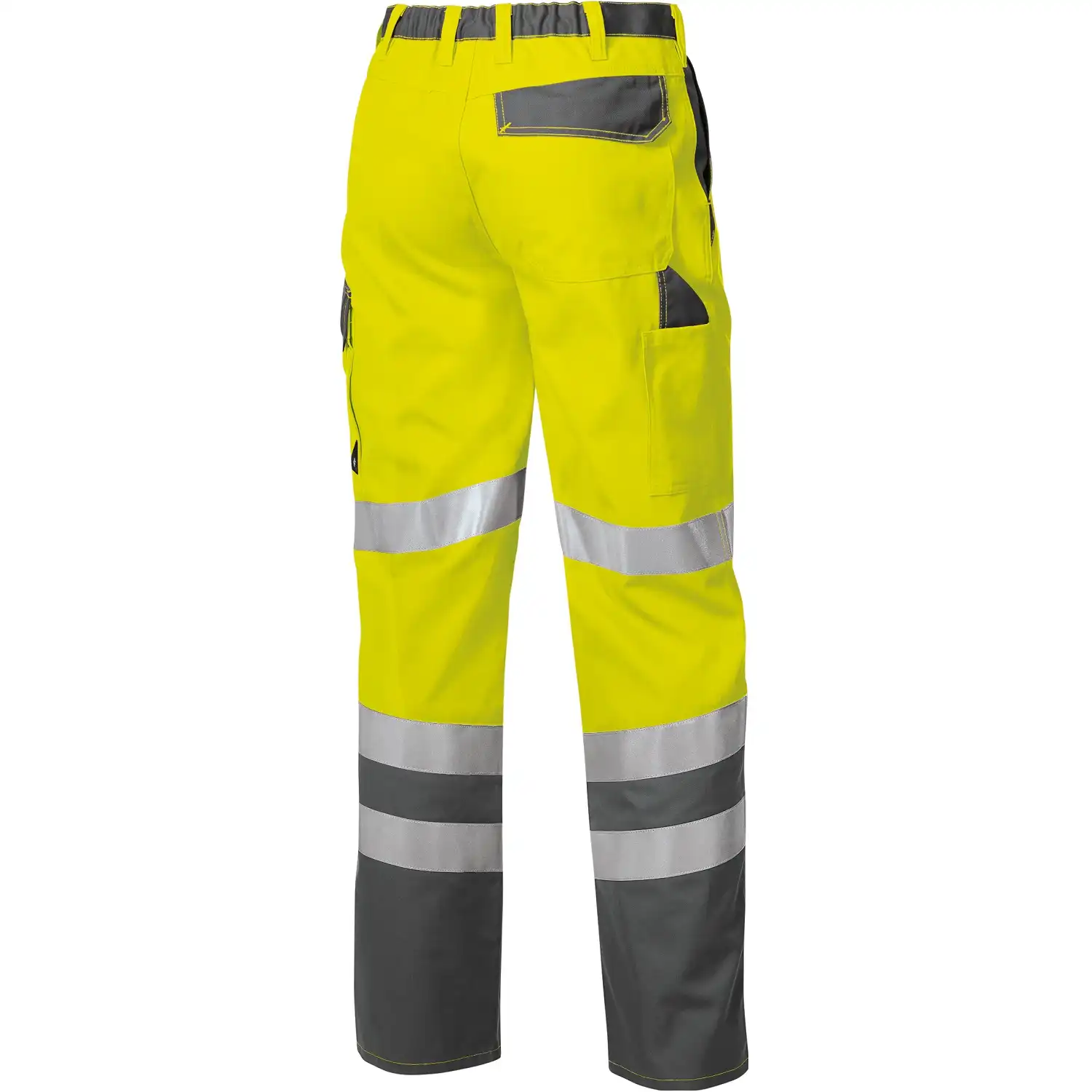 Warnschutz Bundhose "2110-845" Hi-Vis Comfort in warngelb/dunkelgrau, 44 - Thumbnail 2