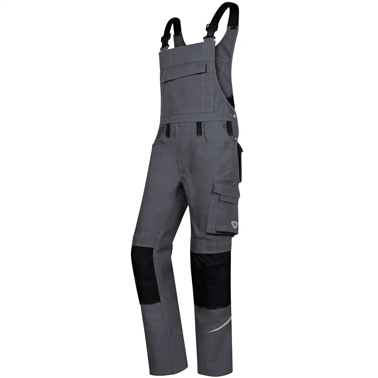 Latzhose "1804-720" Comfort Plus in dunkelgrau/schwarz, 44 - Thumbnail 1