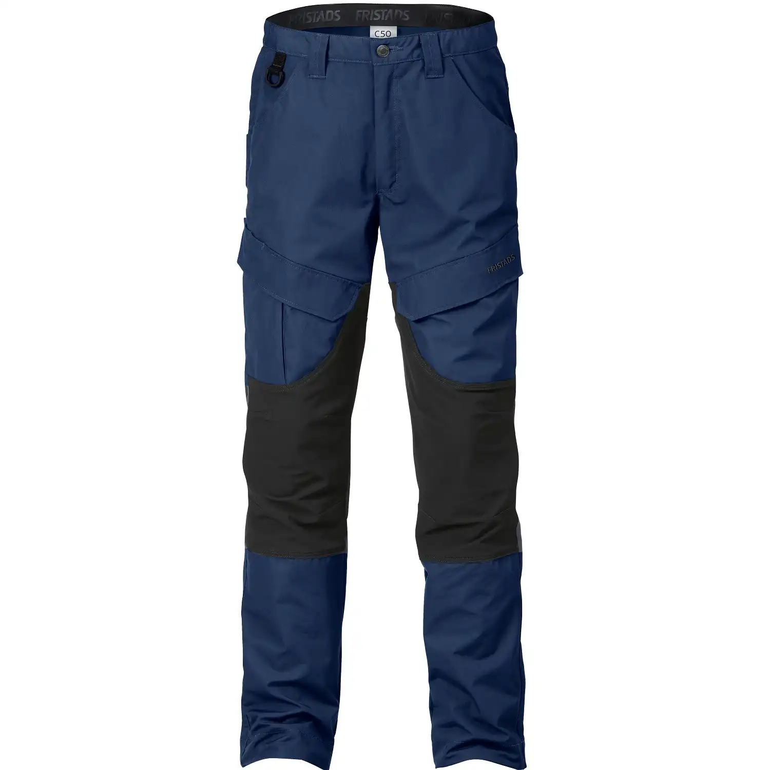 Stretch Servicehose "2526 PLW" in blau/schwarz, D100 - Thumbnail 1