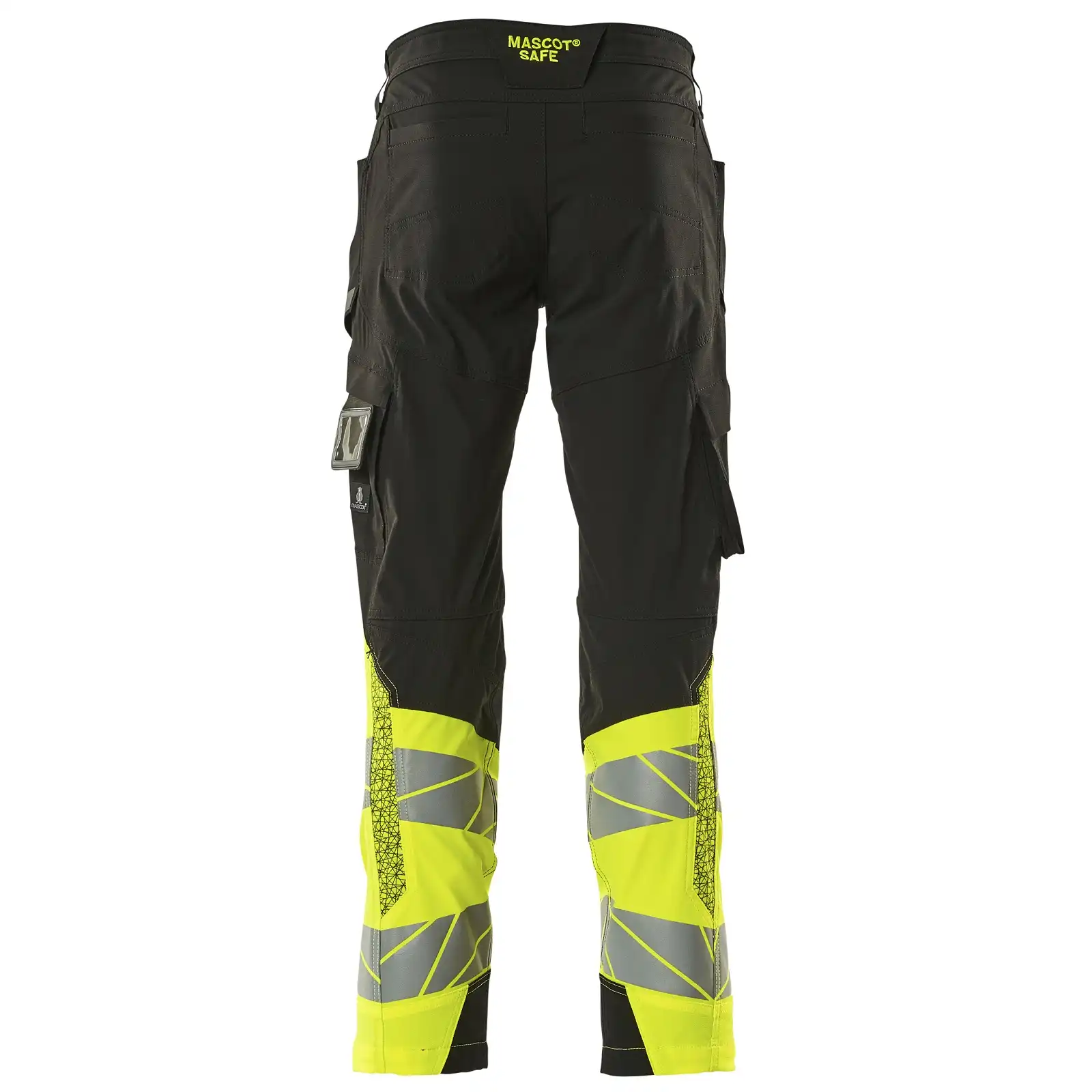Warnschutz Stretch Bundhose leicht Kl. 1 "ACCELERATE SAFE" in schwarz/gelb, 82C54 (EU 54) - Thumbnail 2