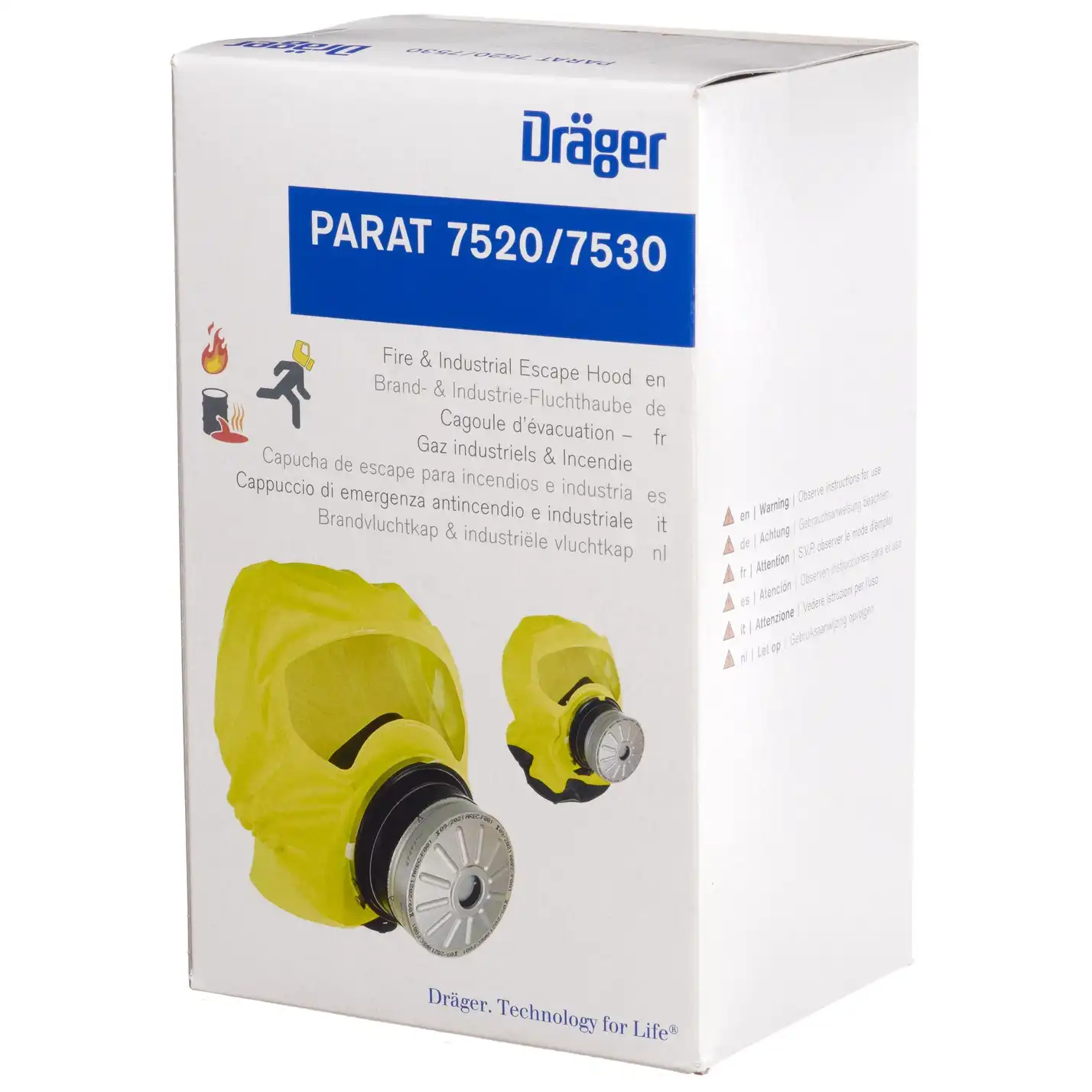 Fluchthaube "PARAT 7520" ABEK CO P3 Soft Pack - Thumbnail 2